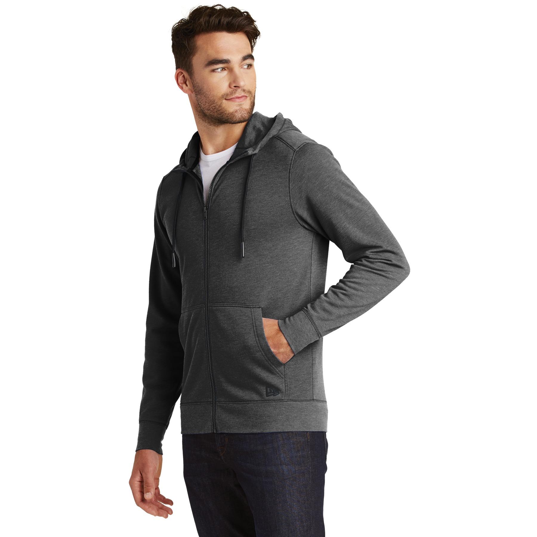 New Era NEA511 - Men's Tri-Blend Fleece Full Zip Hoodie $36.41 