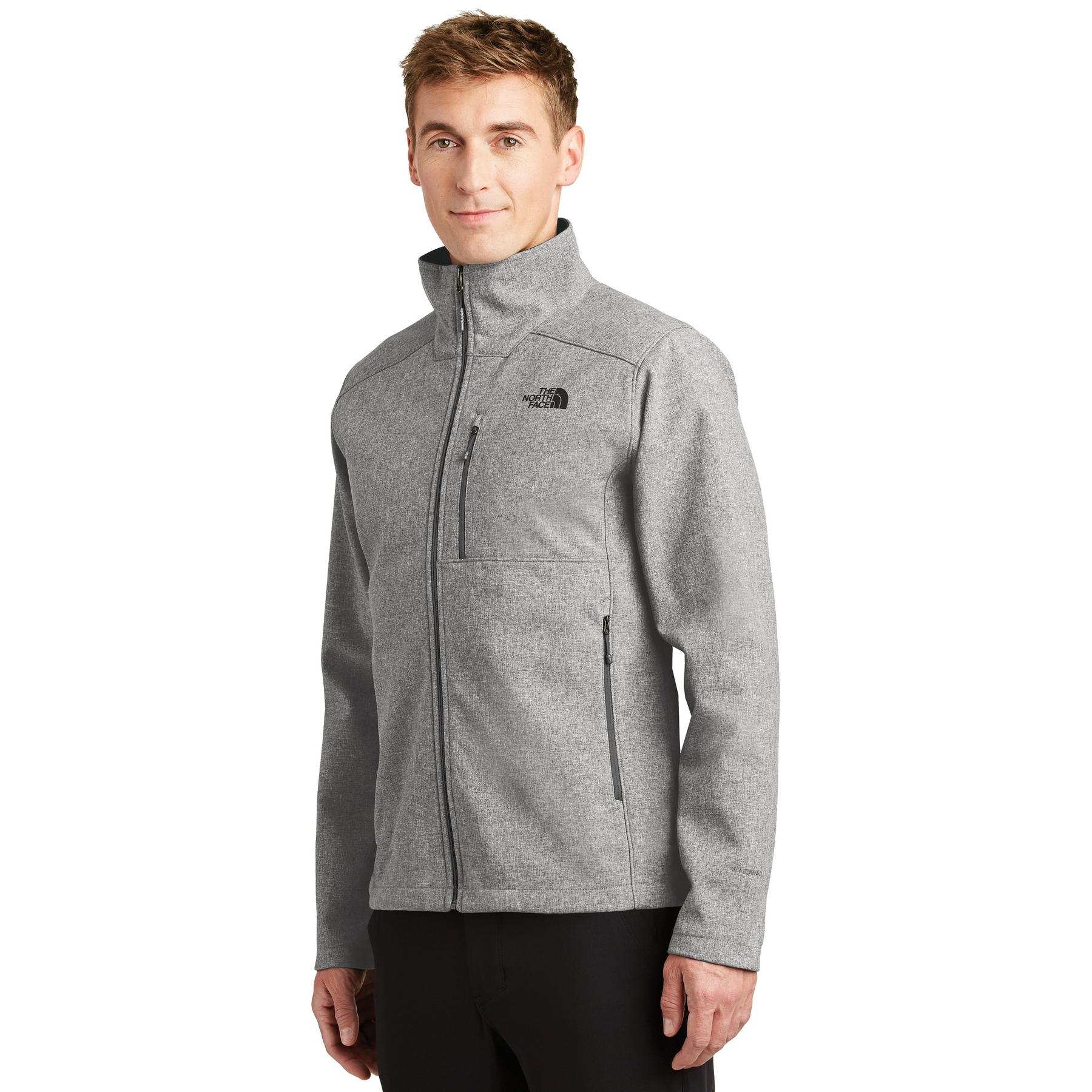 The North Face NF0A3LGT Apex Barrier Soft Shell Jacket - Medium Grey ...