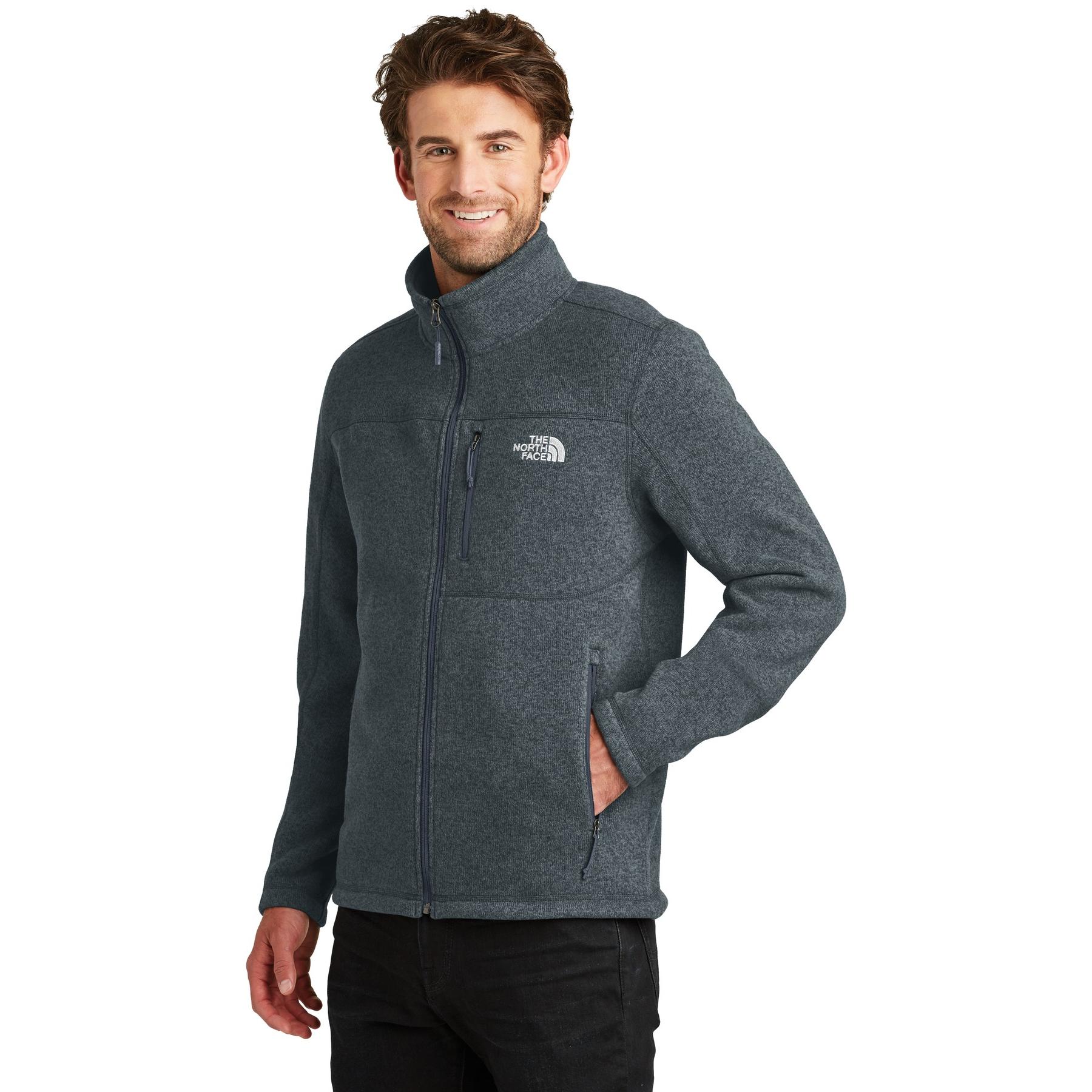 The North Face NF0A3LH8DYY Sweater Fleece Jacket - Grey Heather