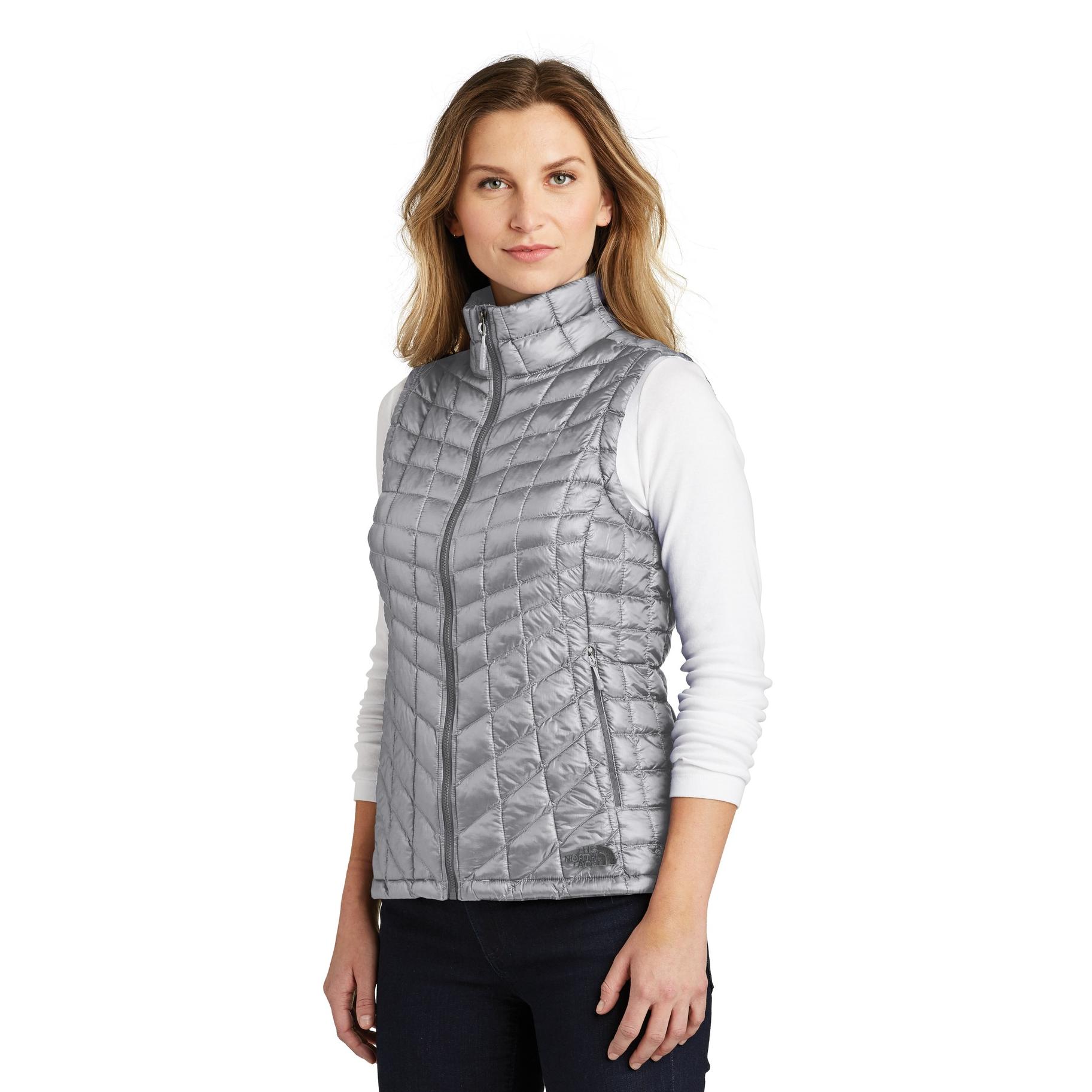 The North Face NF0A3LHL Ladies ThermoBall Trekker Vest - Mid Grey ...