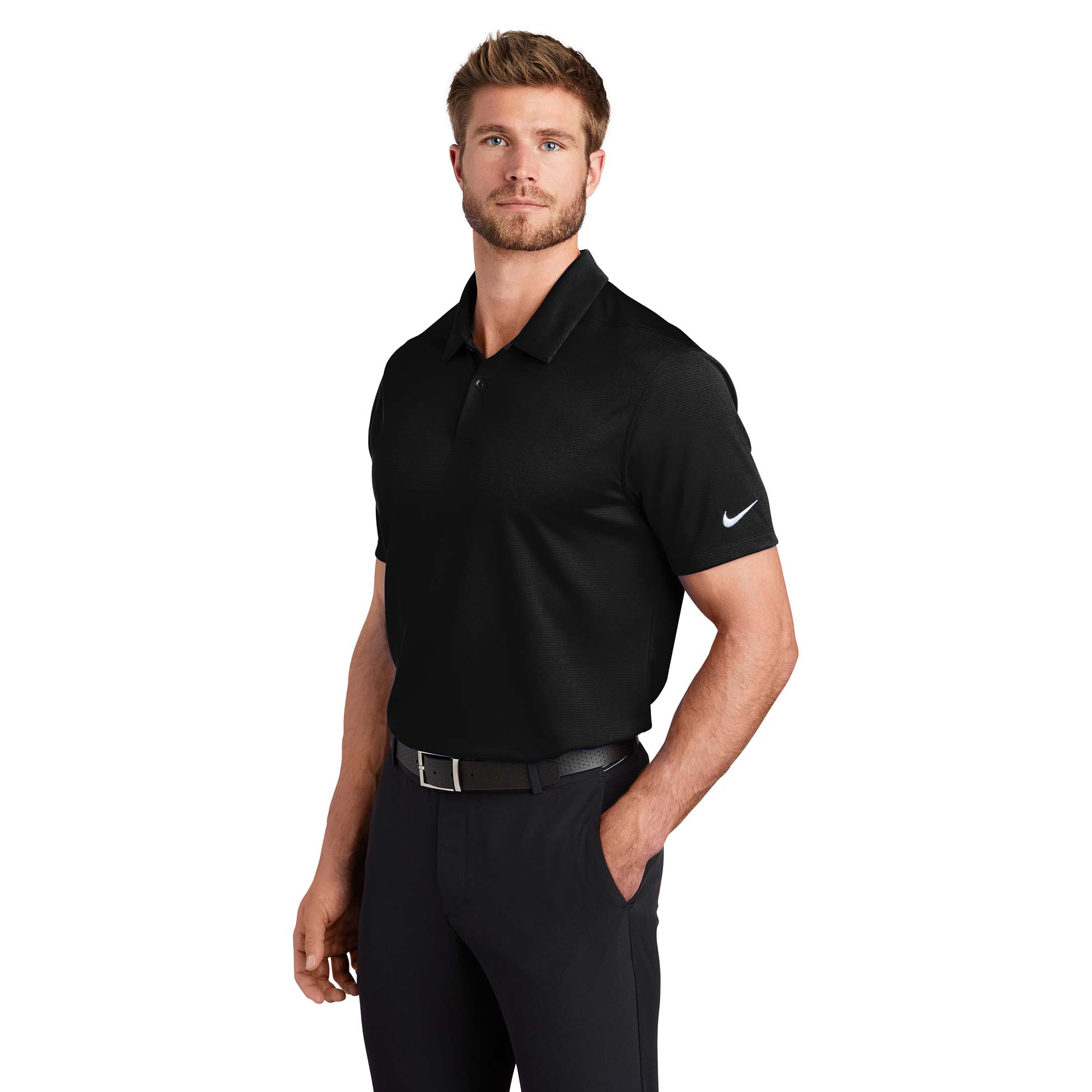 Nike NKBV6042 Dry Essential Solid Polo - Black | Full Source