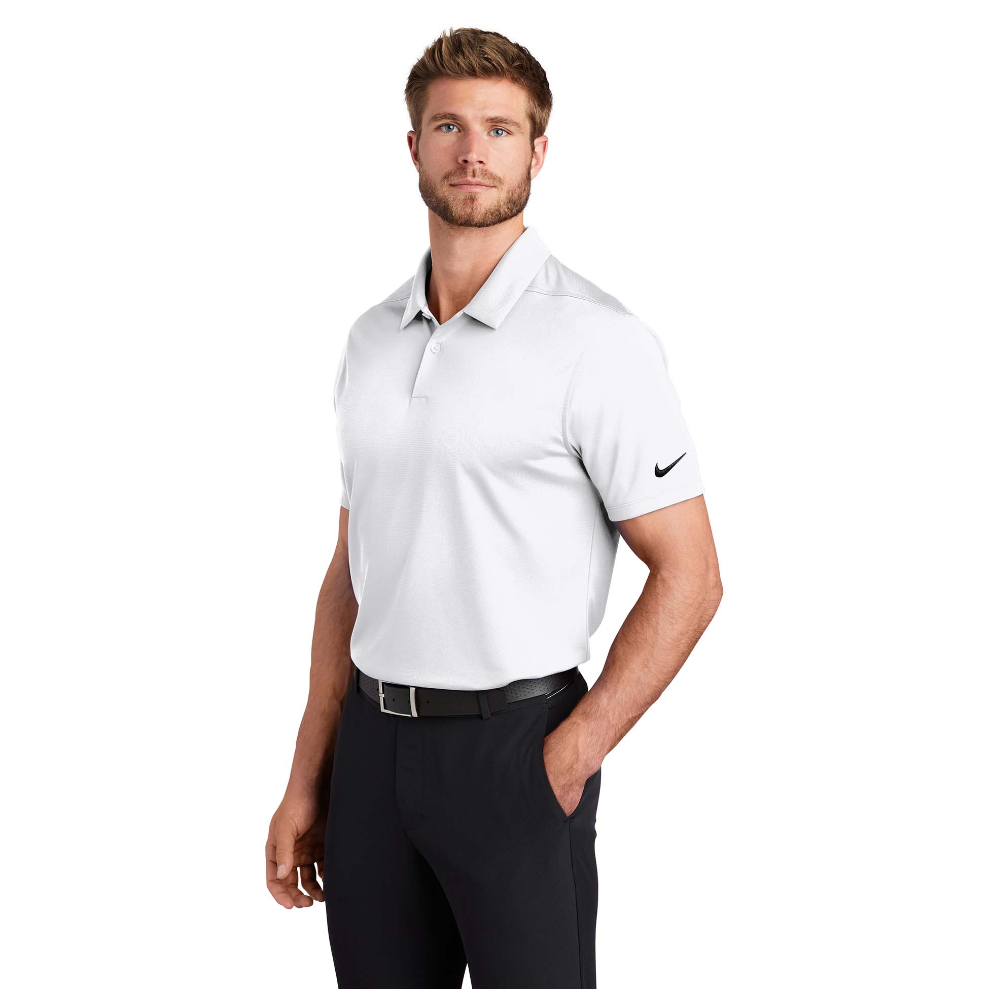 Nike NKBV6042 Dry Essential Solid Polo - White | Full Source