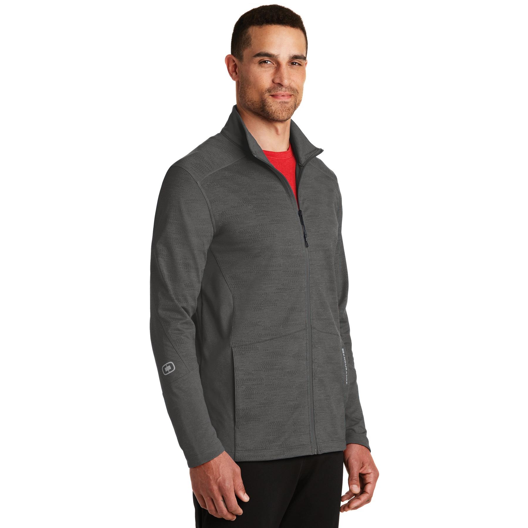 OGIO Endurance OE702 Sonar Full-Zip Jacket - Blacktop Heather | Full Source