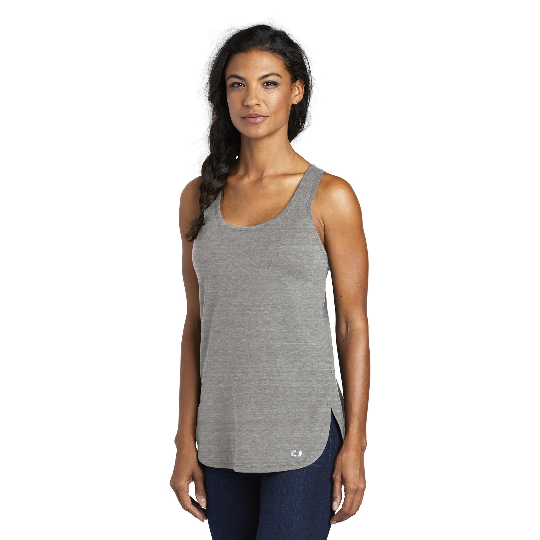 Ogio Log801 Ladies Luuma Tank - Petrol Grey Heather 