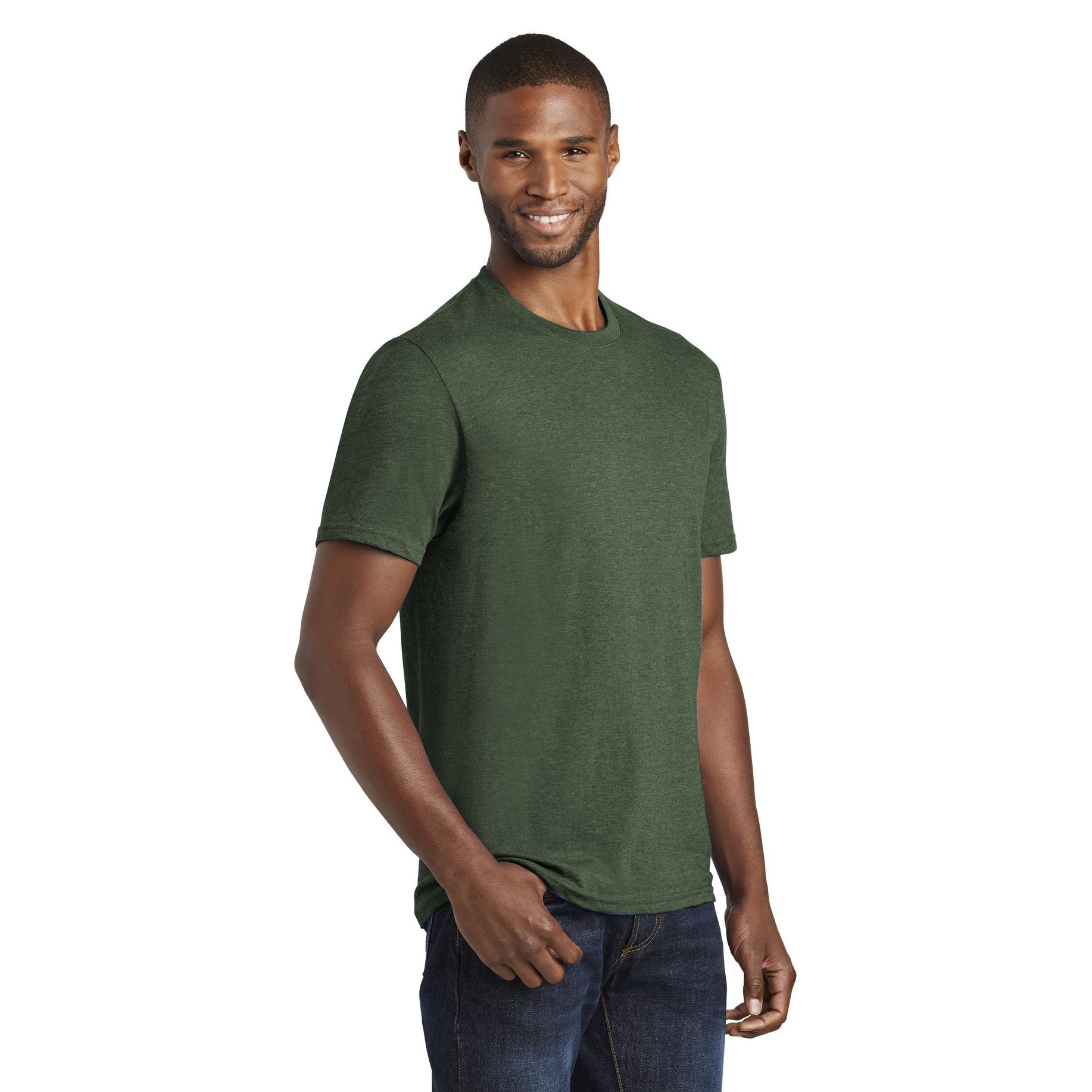 Port & Company PC455 Fan Favorite Blend Tee - Forest Green Heather
