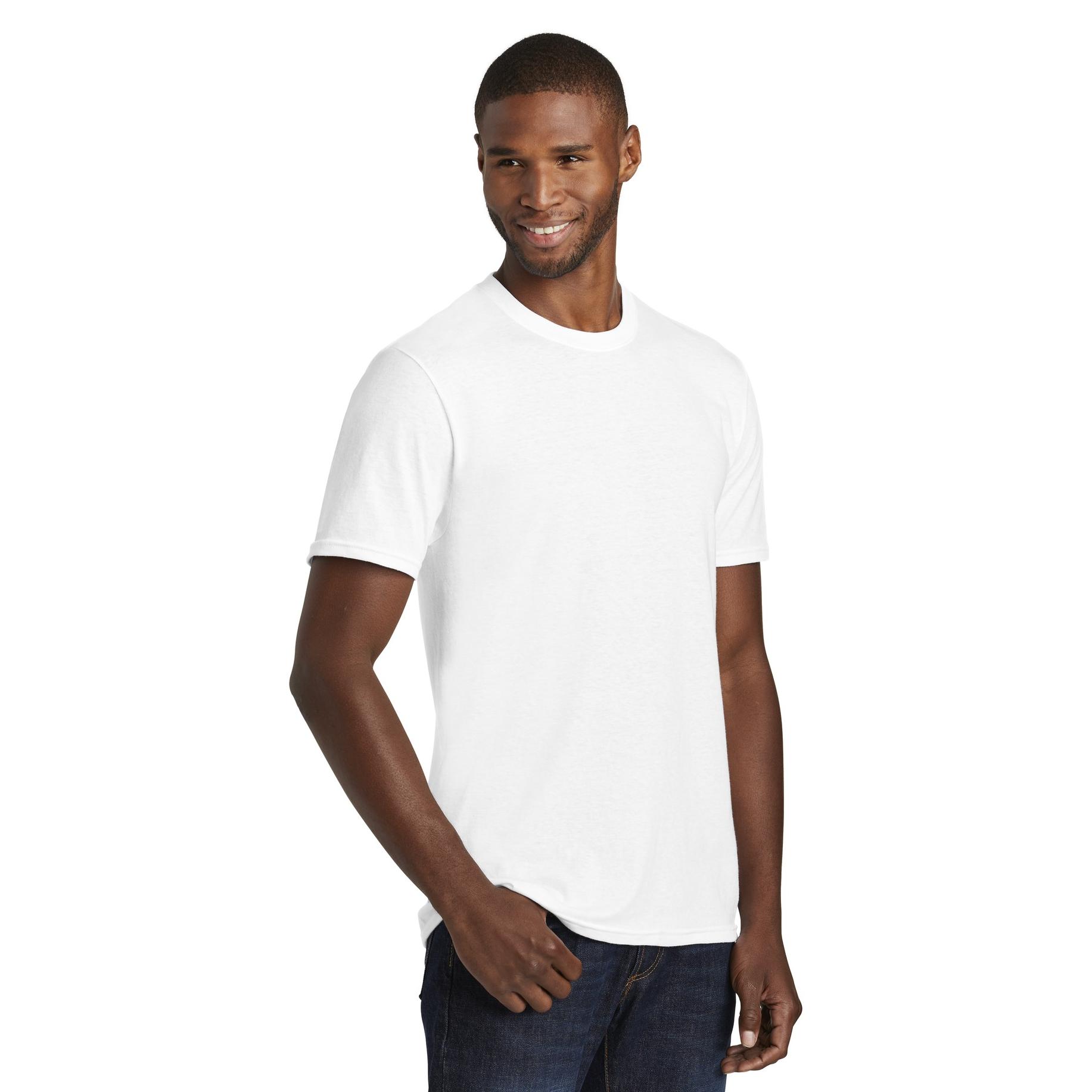 Port & Company PC455 Fan Favorite Blend Tee - White | Full Source