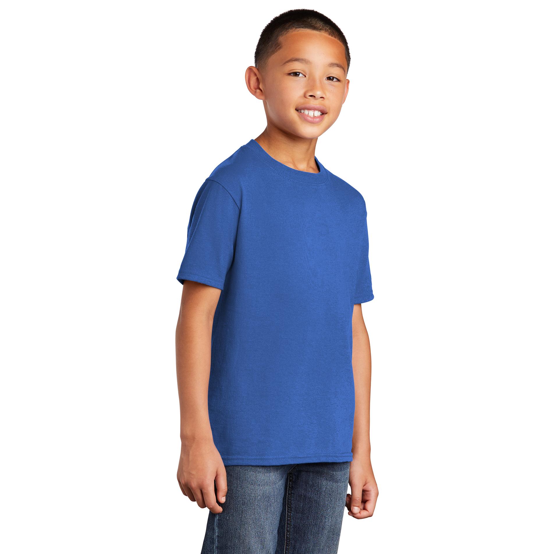 Port & Company PC54Y Youth Core Cotton Tee - Royal | Full Source