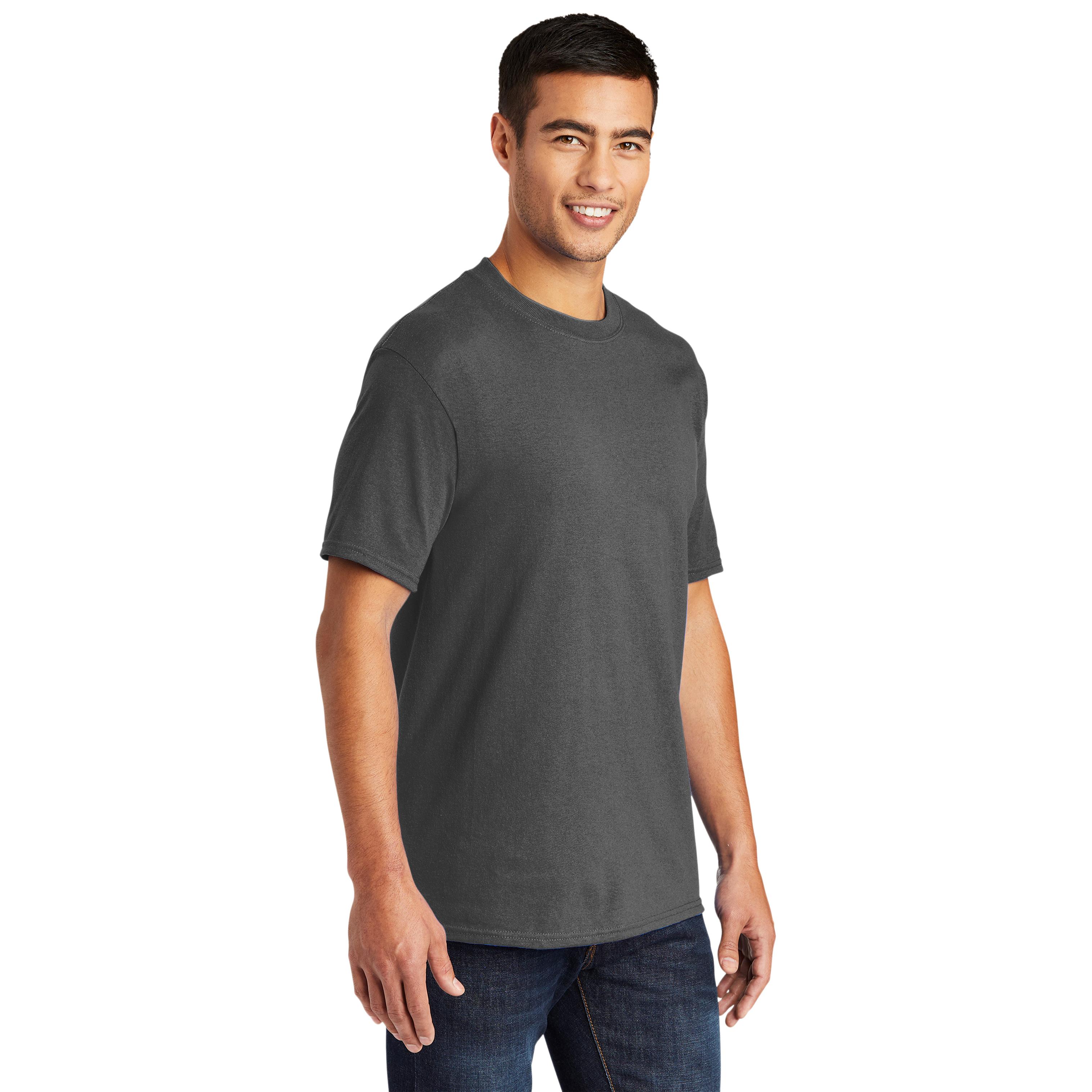 Port & Company PC55T Tall Core Blend Tee - Charcoal | Full Source