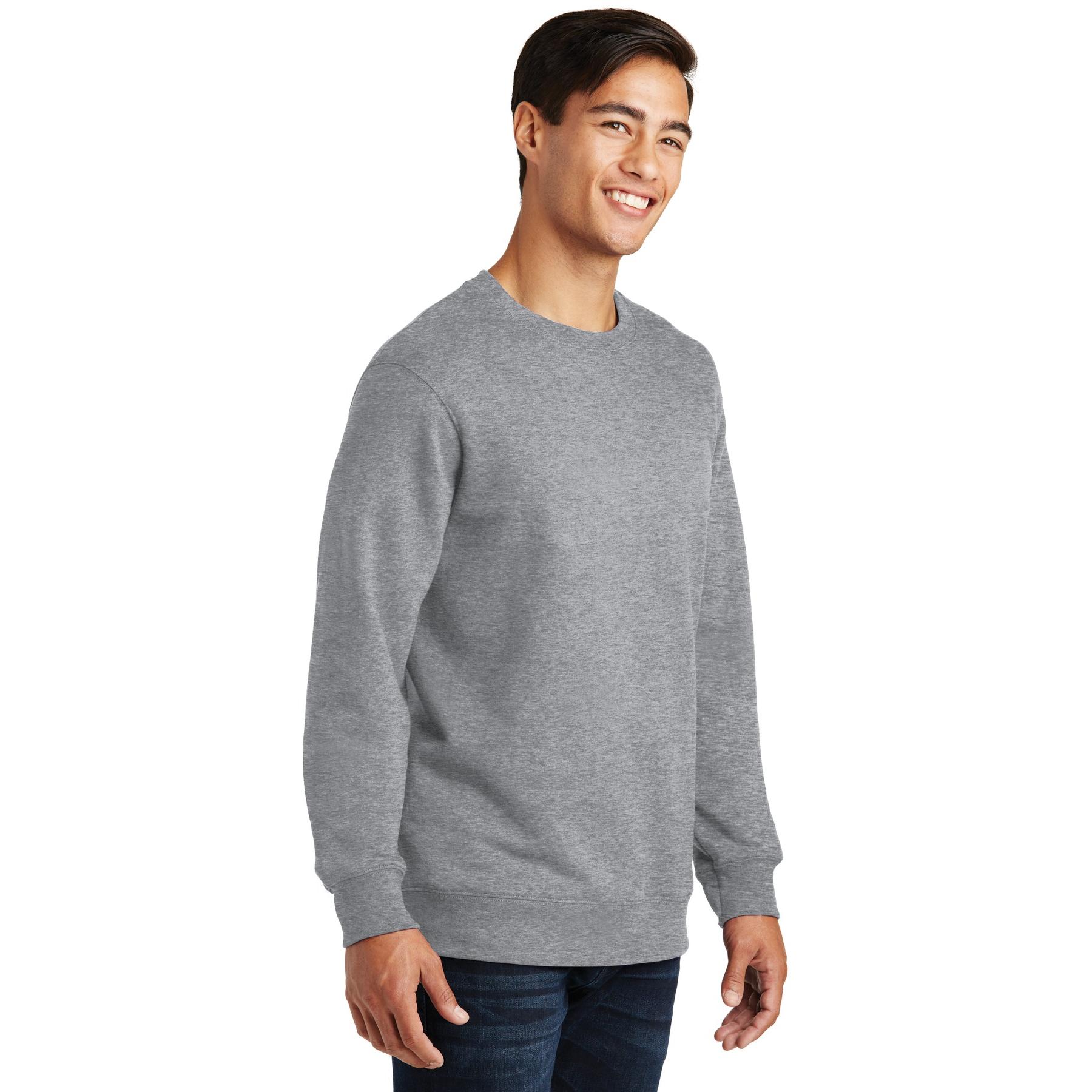 Port & Company PC90 Essential Fleece Crewneck Sweatshirt - White - XL