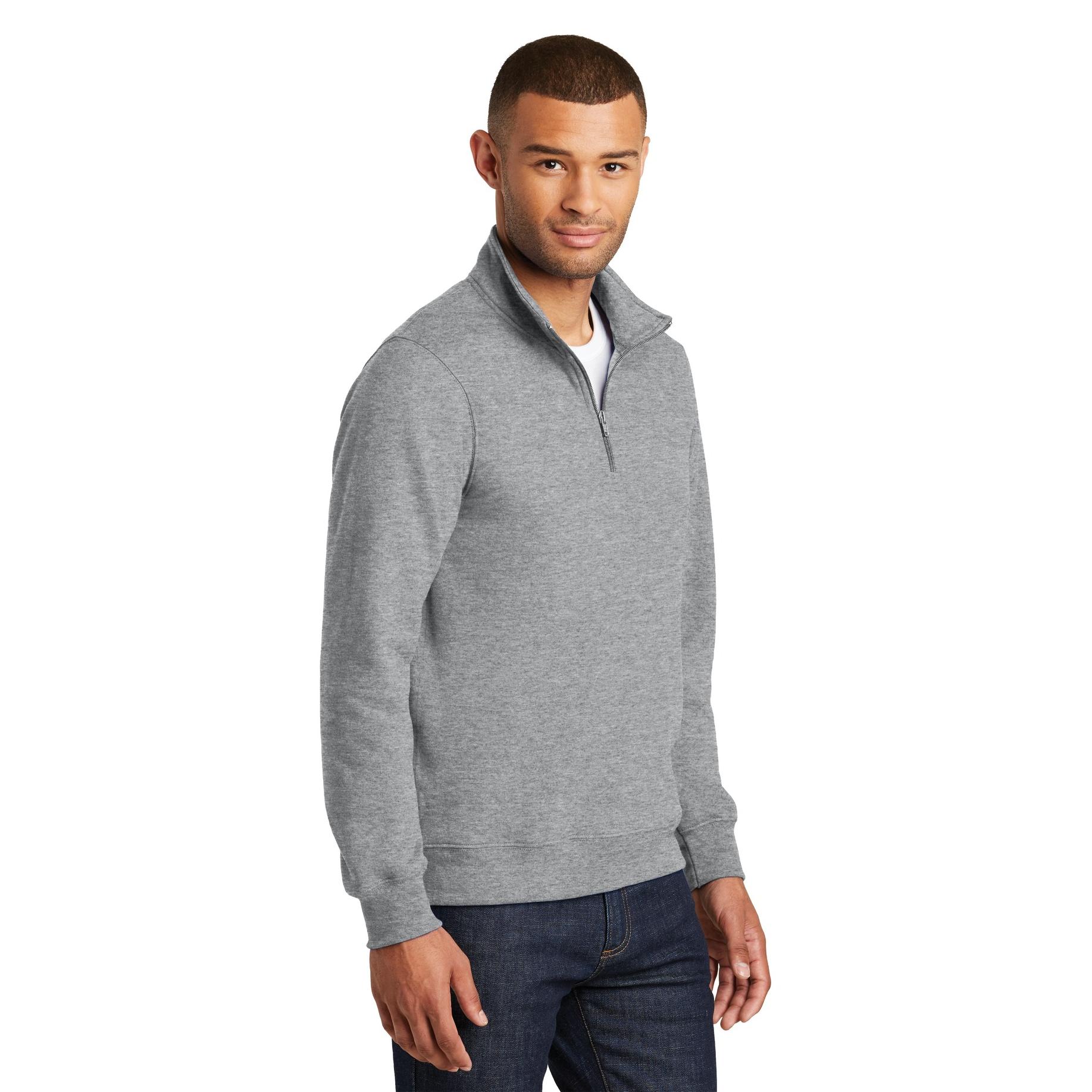 Port /& Company Fan Favorite Fleece 1//4-Zip Pullover Sweatshirt