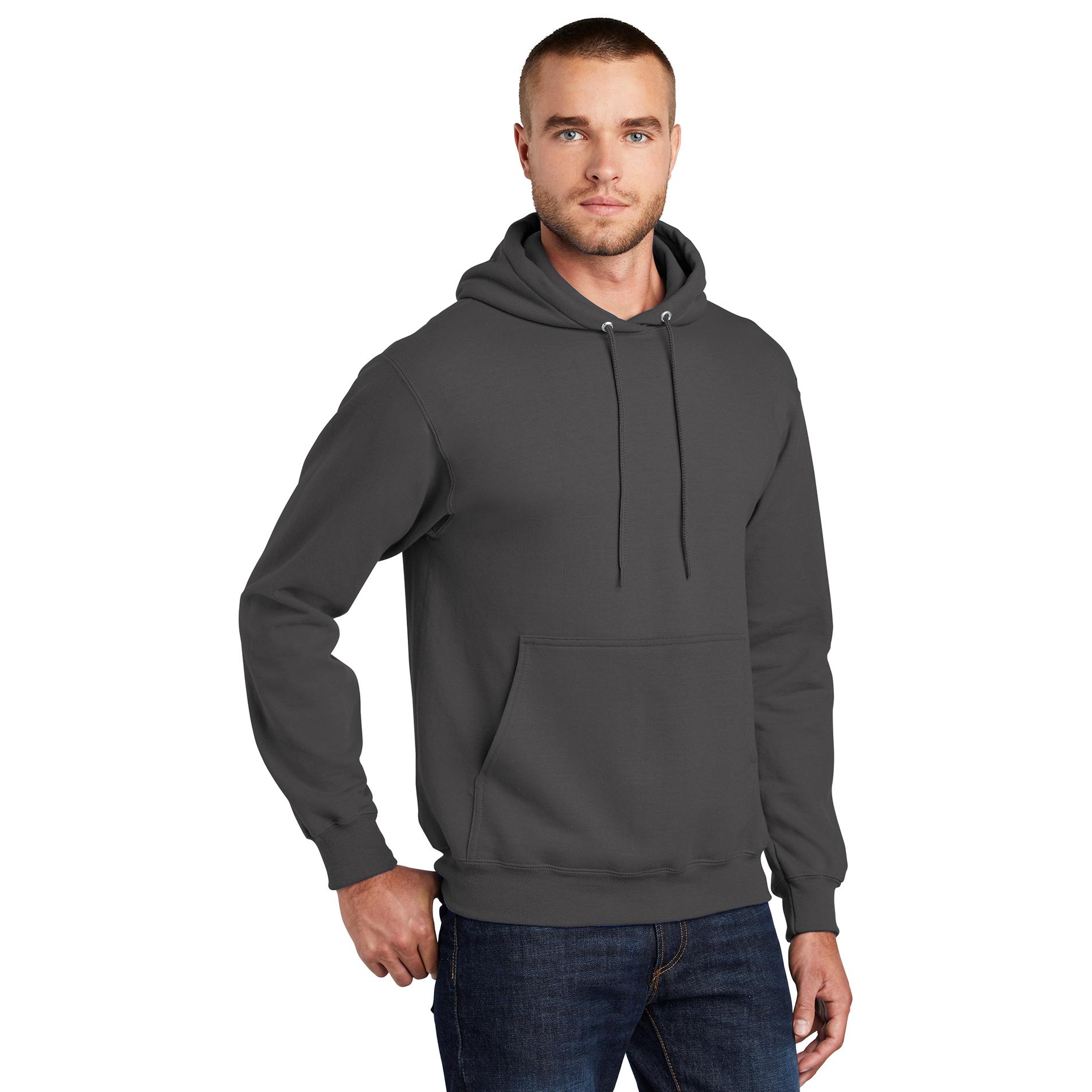 Port & Company PC90H Essential Fleece Pullover Hooded Sweatshirt ...