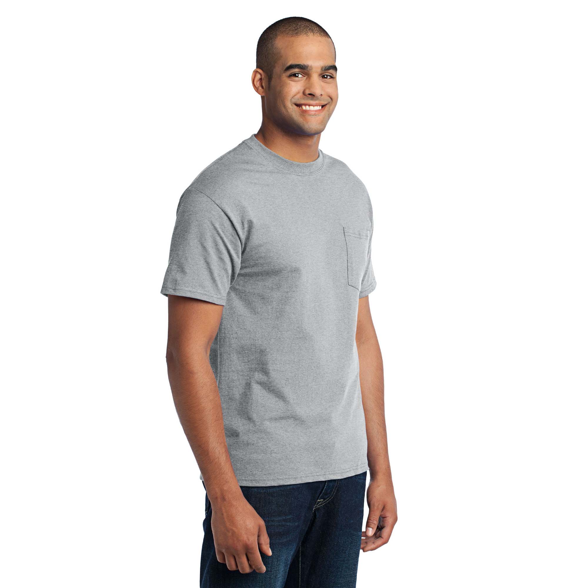 Comfortable Port /& Company Youth Polo T Shirts Short Sleeve Jersey Blend Uniform Kids Boys Color Light Heather Gray Size M