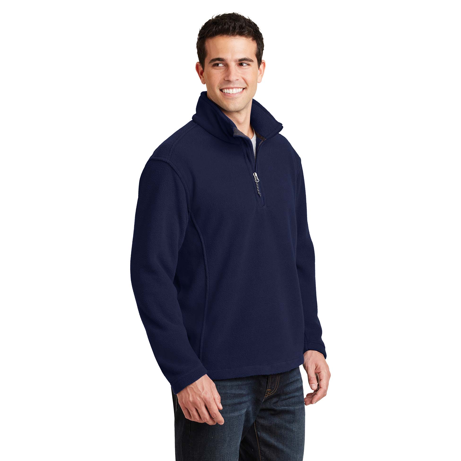Port Authority - Value Fleece 1 4-Zip Pullover. - Black - XL