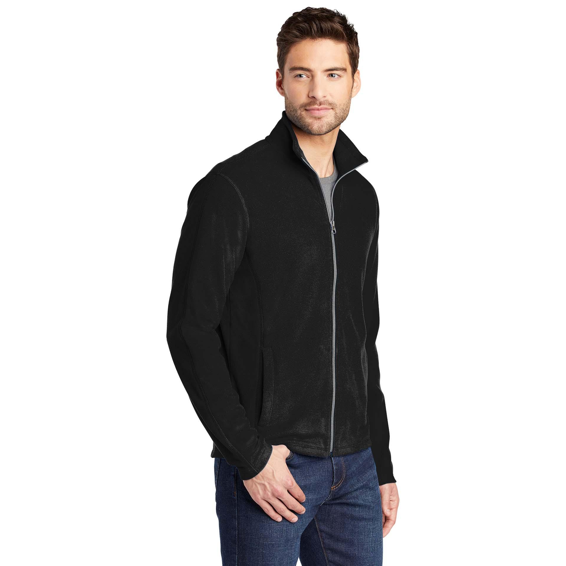 Port Authority F223 Microfleece Jacket - Black | Full Source