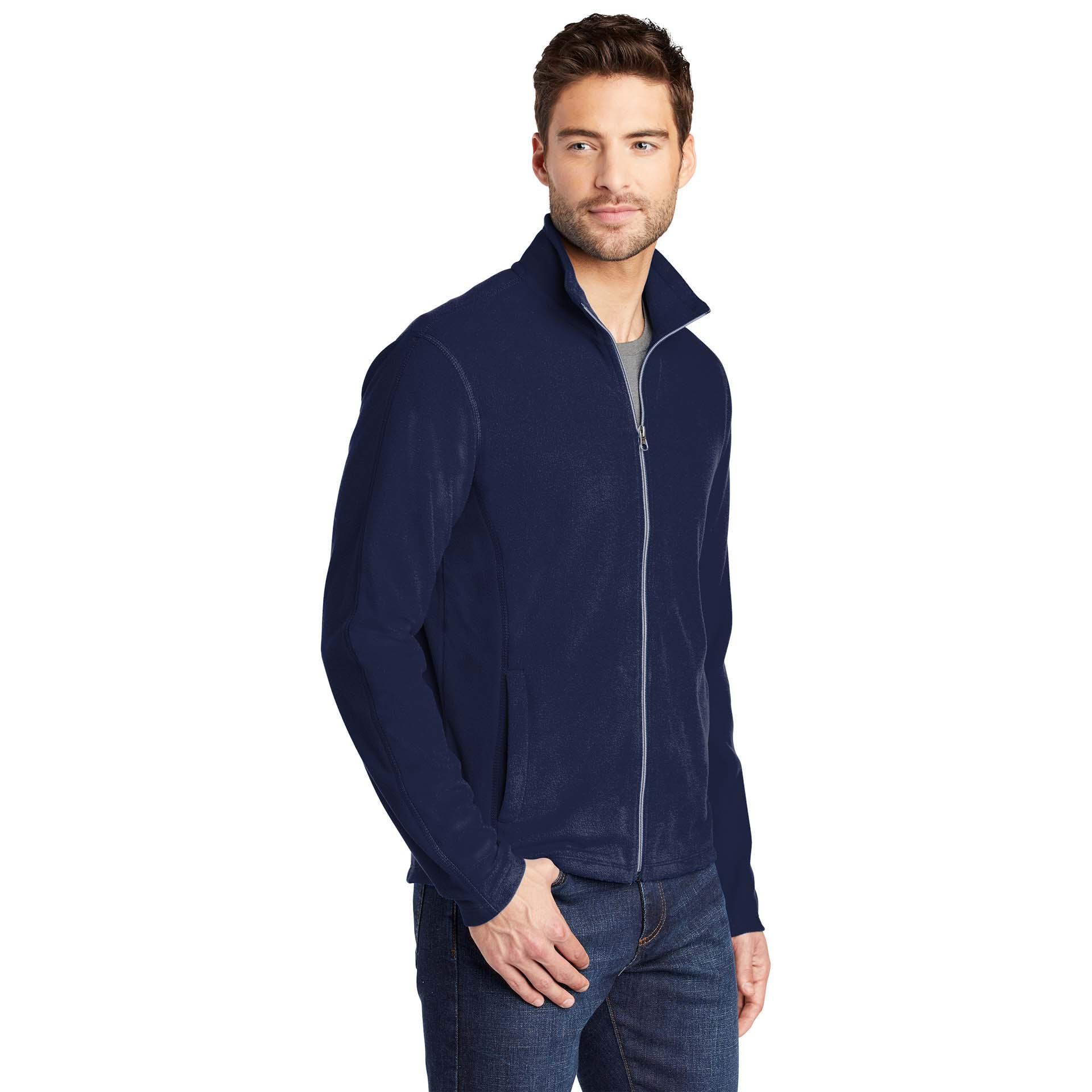Port Authority F223 Microfleece Jacket - True Navy | Full Source