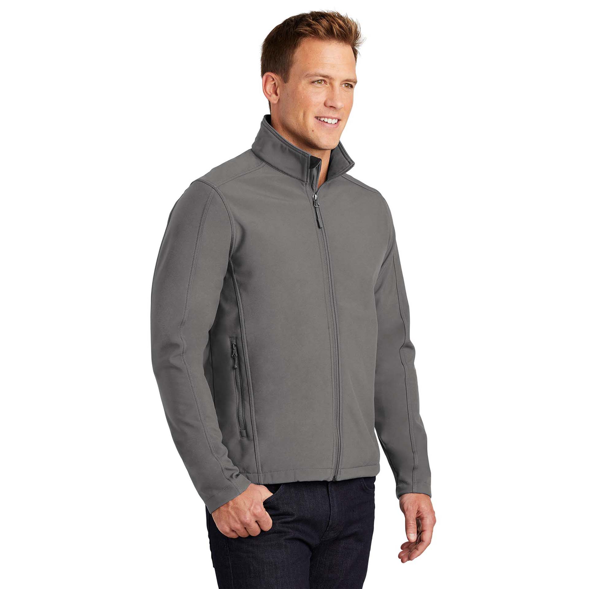 Port Authority J317 Core Soft Shell Jacket - Deep Smoke | Full Source