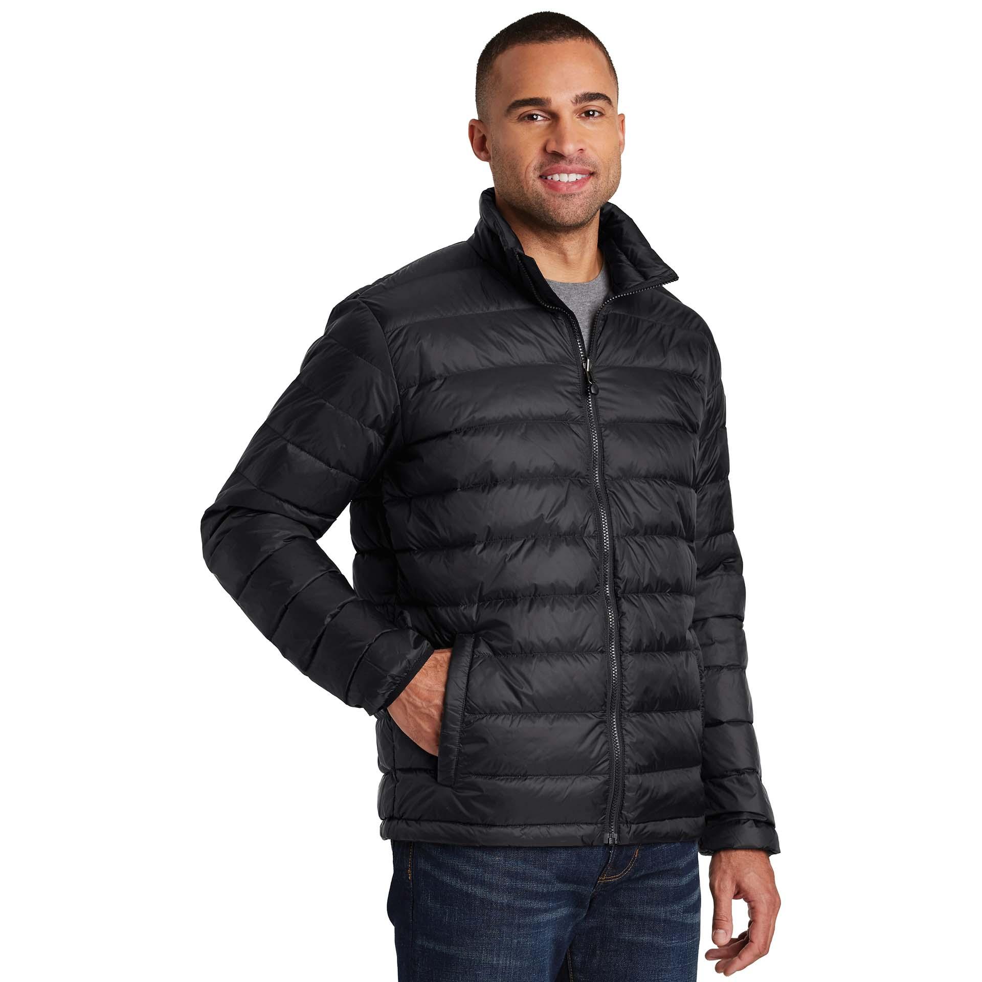 Port Authority J323 Down Jacket - Black | Full Source