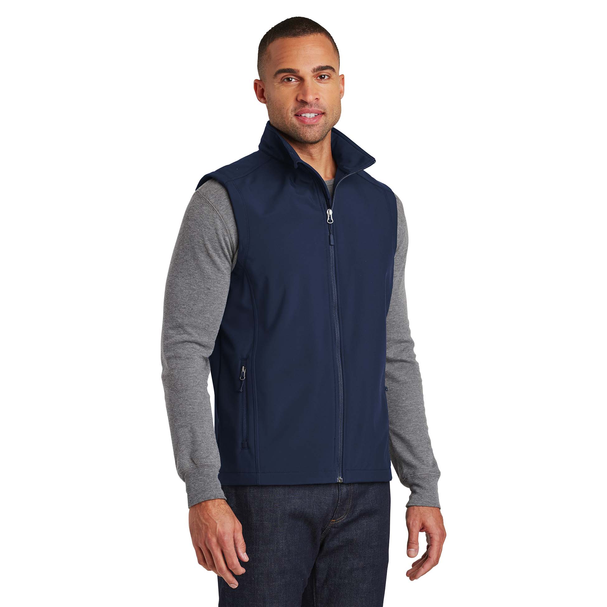 Port Authority J325 Core Soft Shell Vest - Dress Blue Navy | Full Source