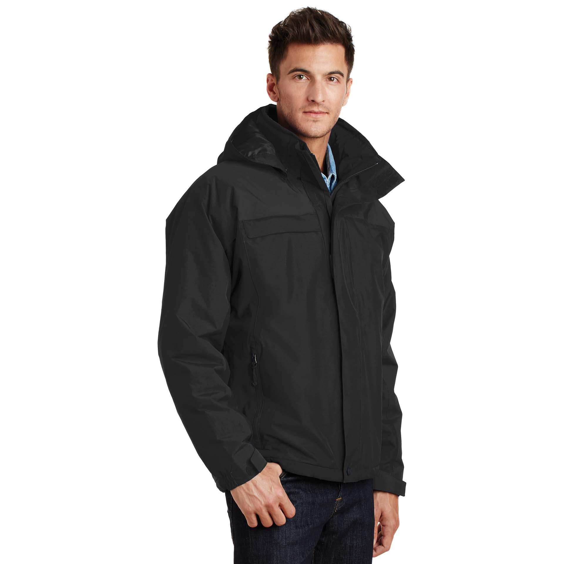 Port Authority J792 Nootka Jacket - Black/Black | Full Source