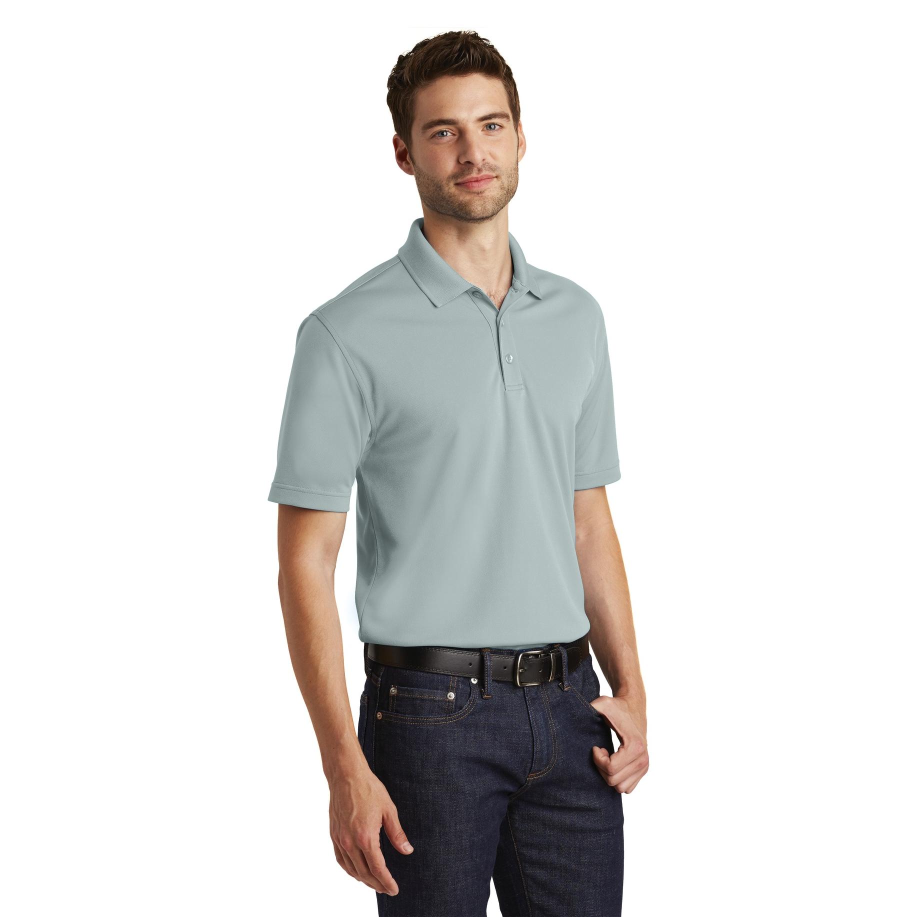 Port Authority K110 Dry Zone UV Micro-Mesh Polo - Gusty Grey