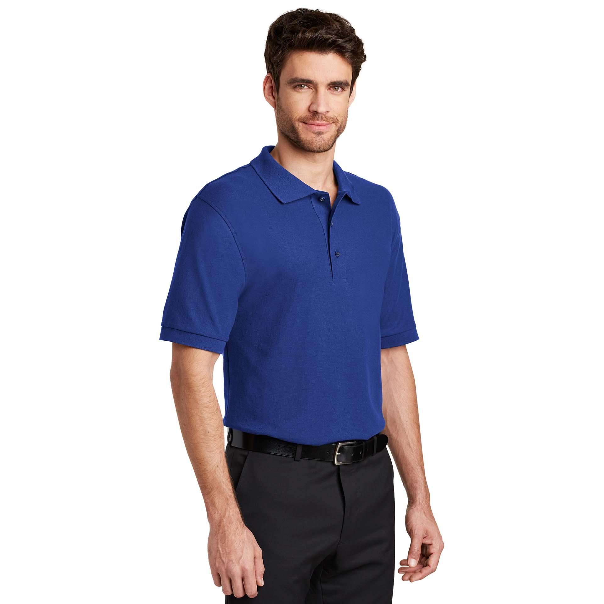 Port Authority K500 Silk Touch Polo - Royal