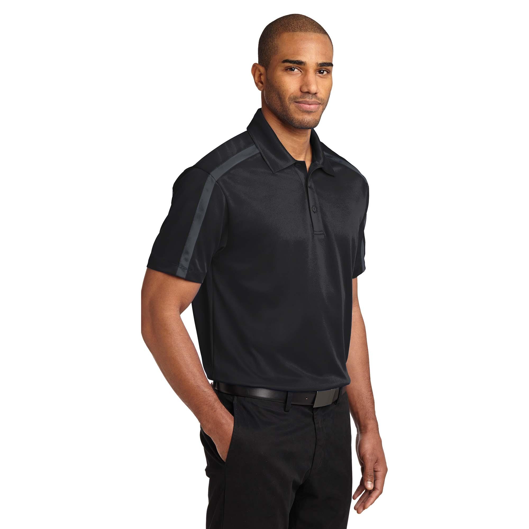 Port Authority K547 Silk Touch Performance Colorblock Stripe Polo