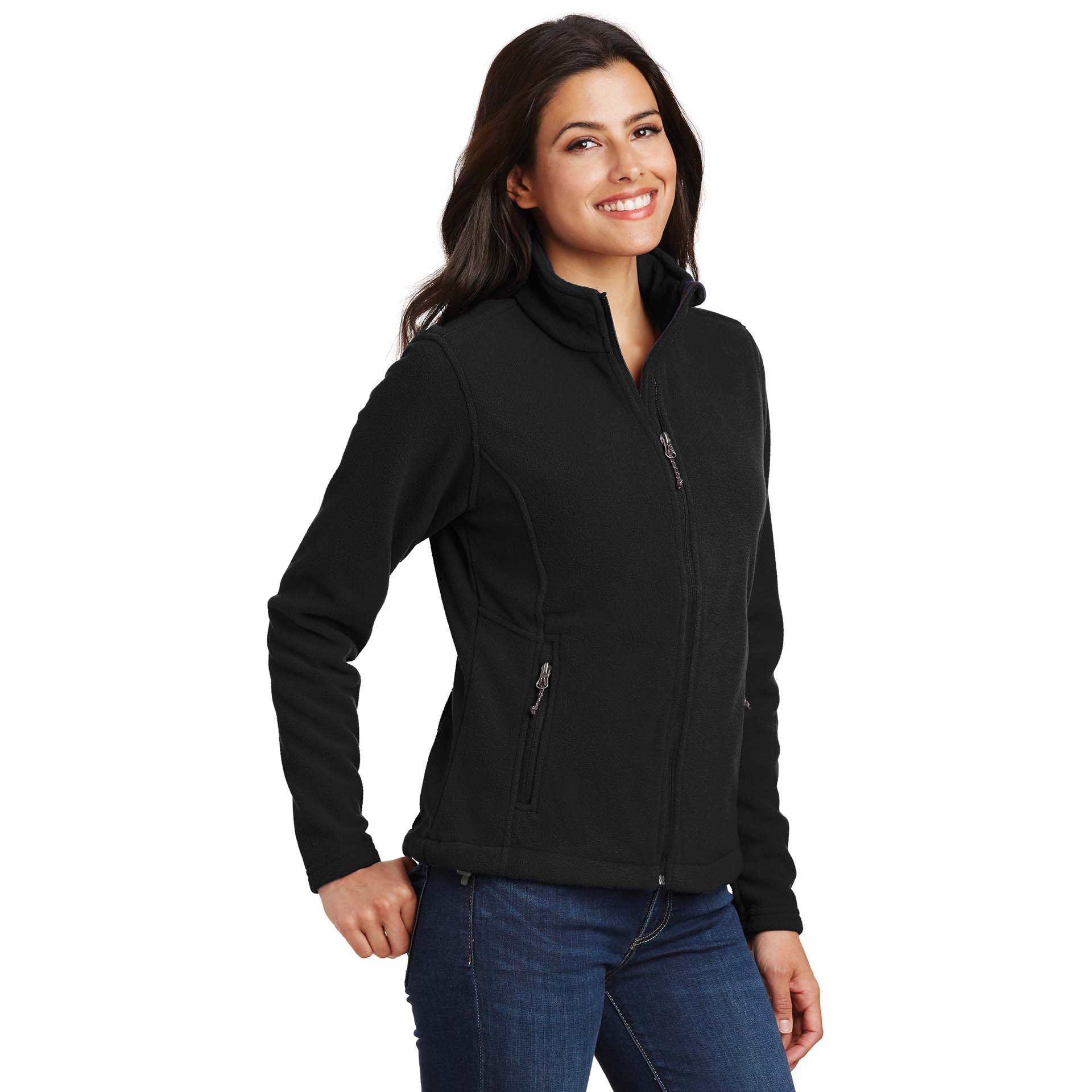 Port Authority L217 Ladies Value Fleece Jacket - Black | Full Source