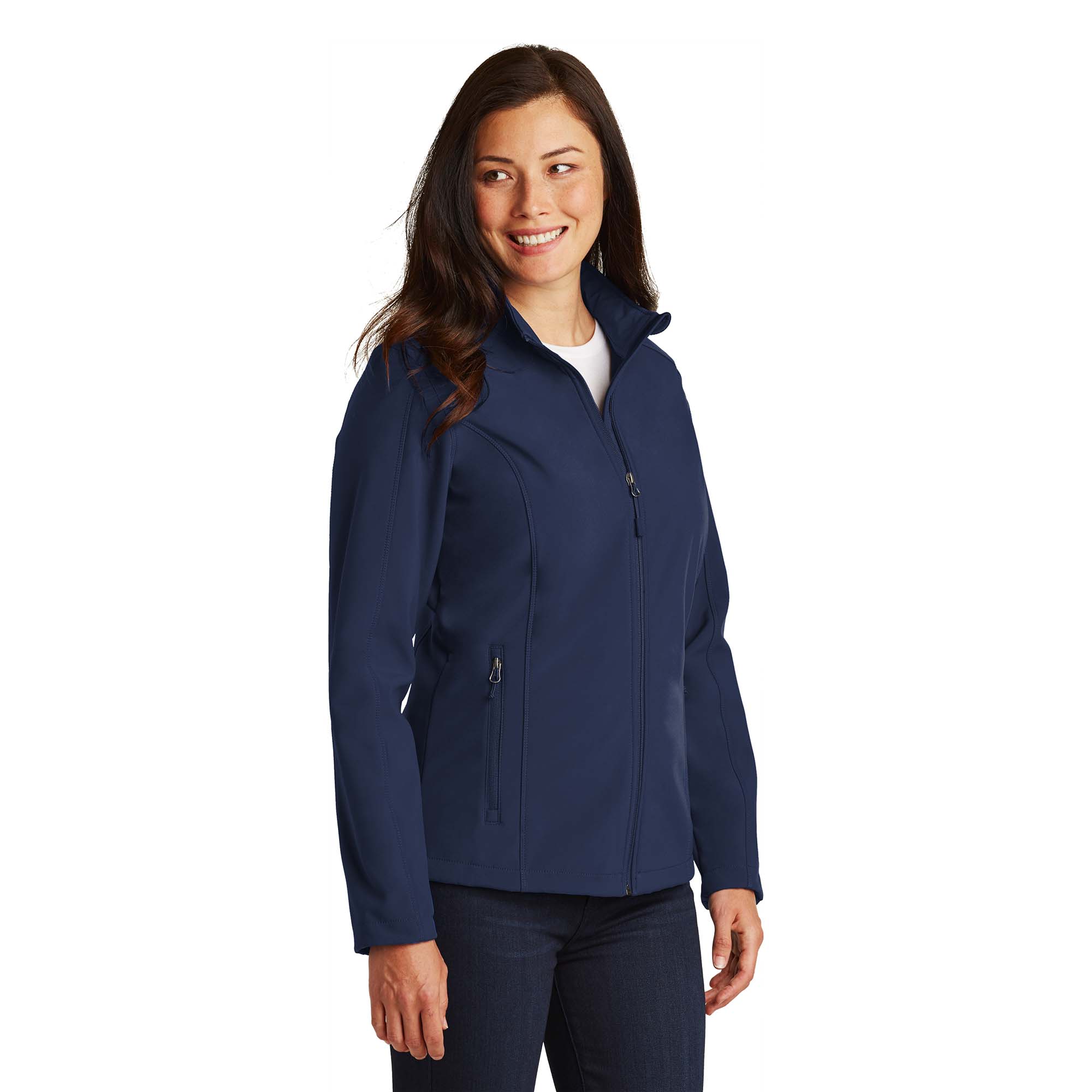 Port Authority L317 Ladies Core Soft Shell Jacket - Dress Blue Navy ...