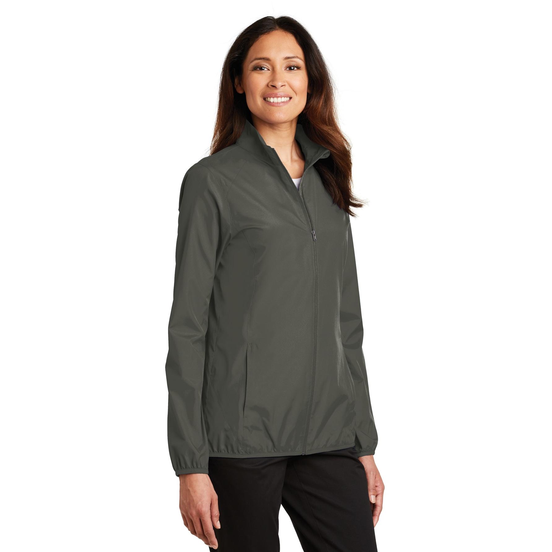 Port Authority L344 Ladies Zephyr Full-Zip Jacket - Grey Steel