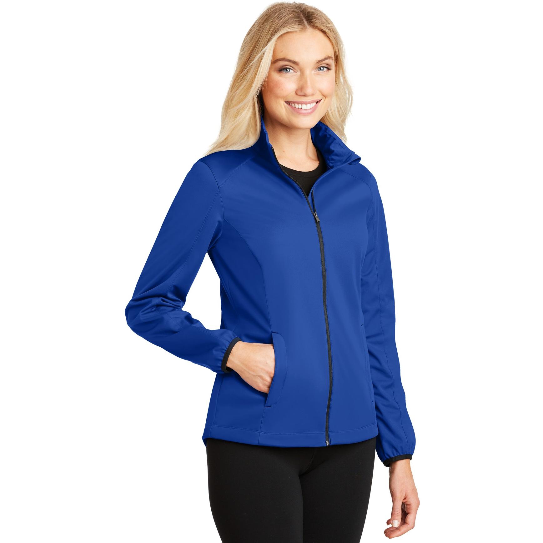 Port Authority L717 Ladies Active Soft Shell Jacket - True Royal 