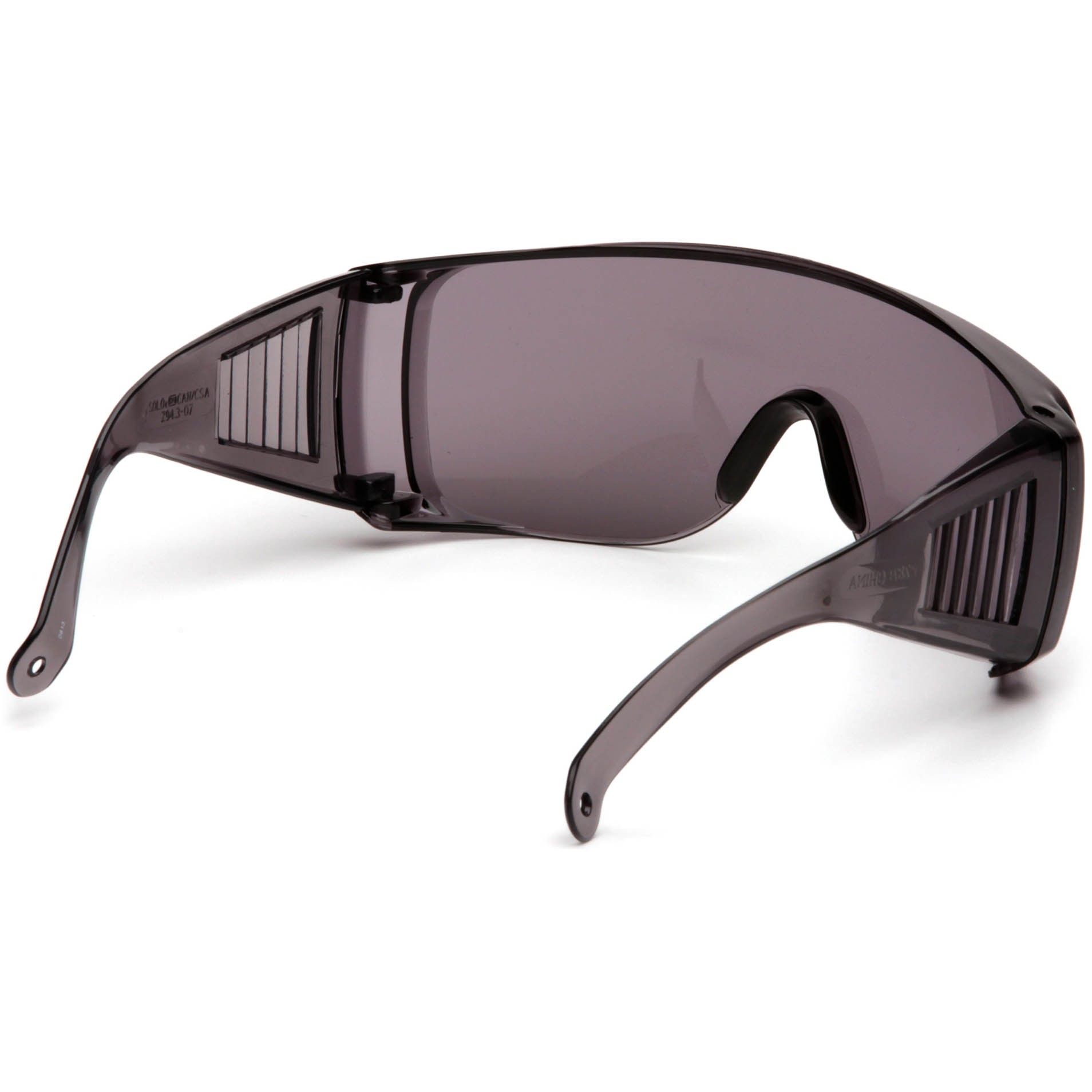 CrossFire 3113 OG3 Safety Glasses - Smoke Lens - Fits Small to Medium  Glasses