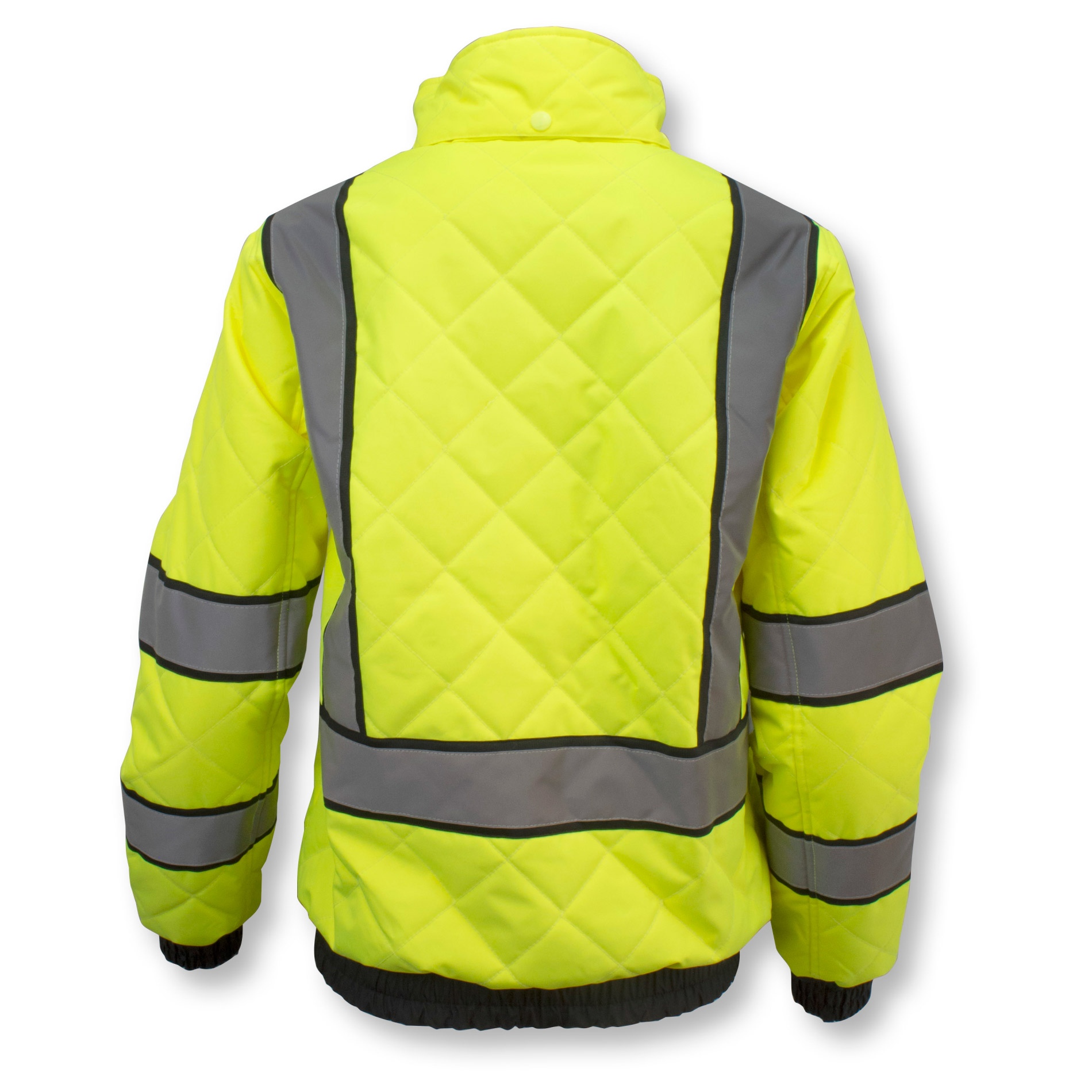 Radians SJ930-3 Type R Class 3 Women's Quilted Bomber Jacket - Yellow ...