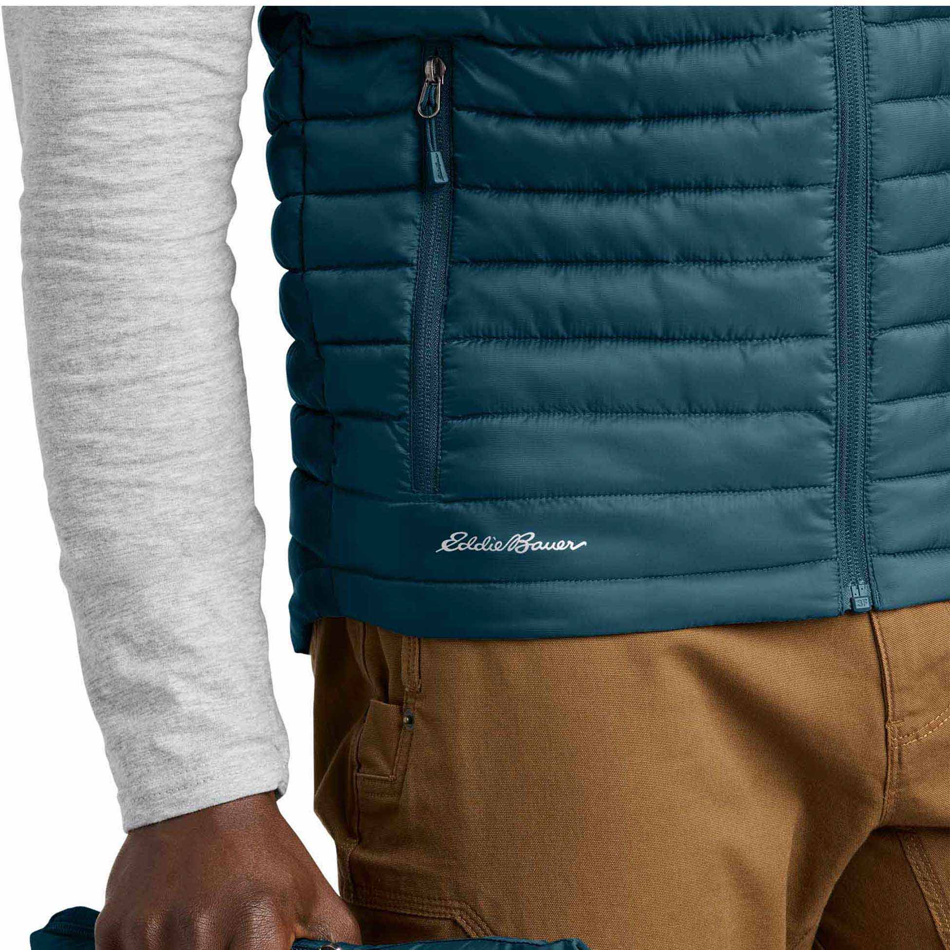 Eddie Bauer EB516 Packable Quilted Vest - Adriatic Blue | Full Source