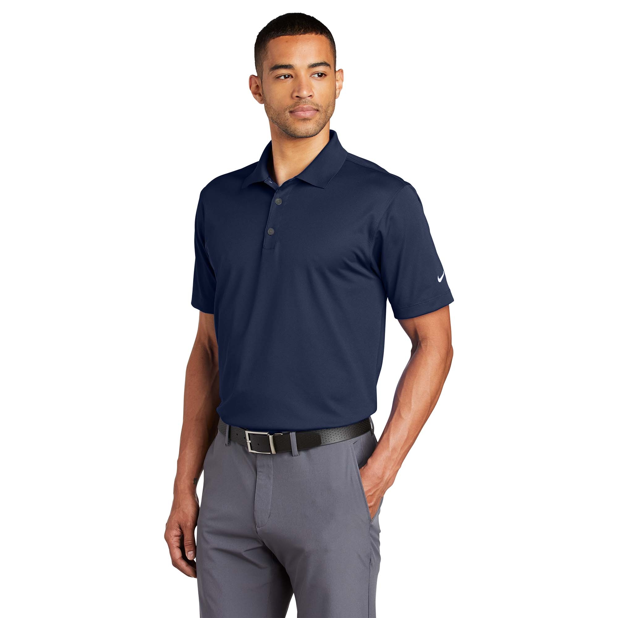 Nike 203690 Tech Basic Dri-FIT Polo - Midnight Navy | Full Source