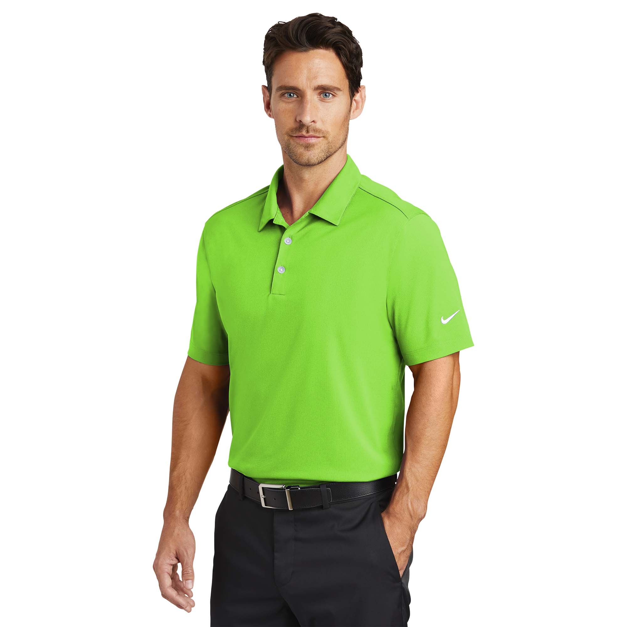 green nike polo shirt 
