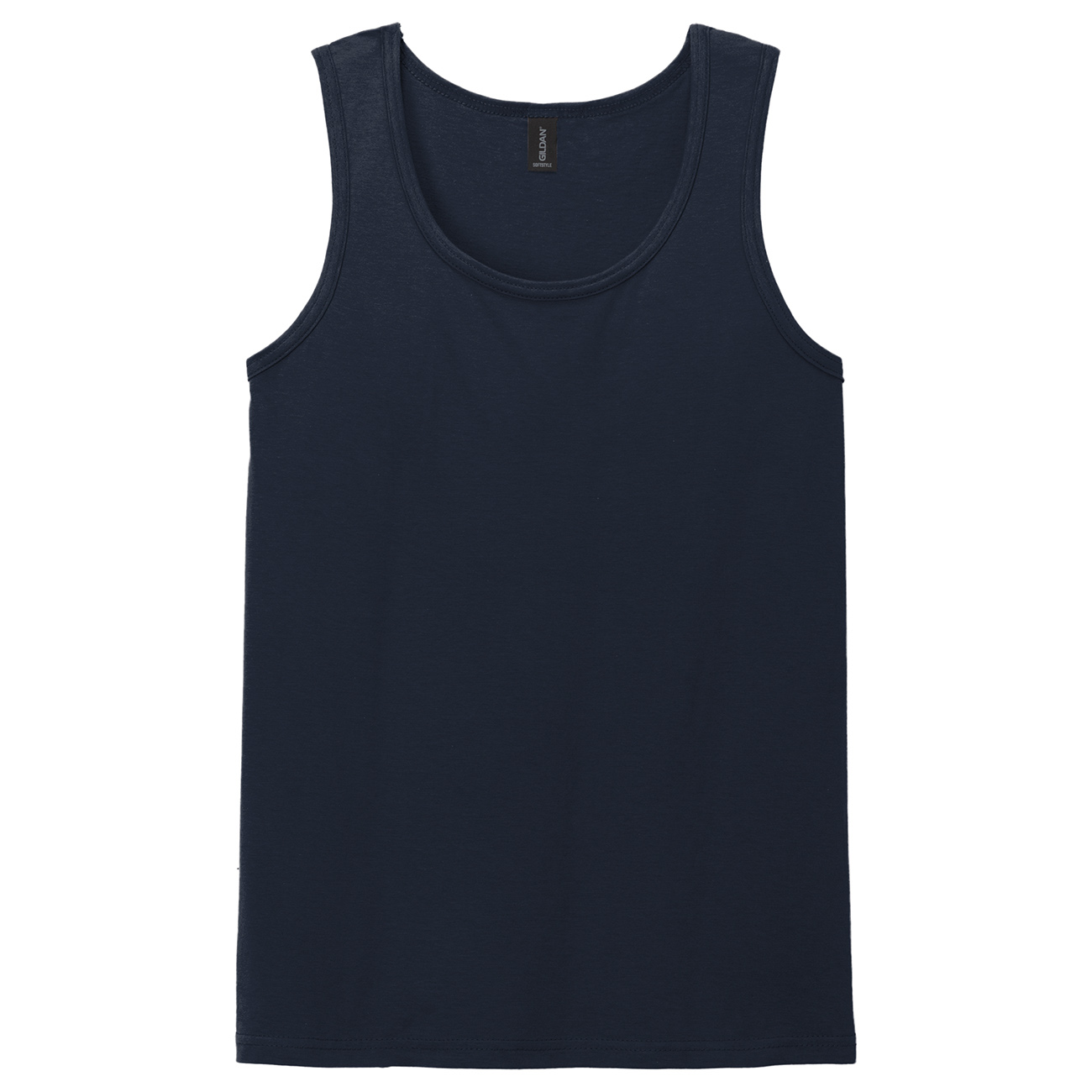 シャツタンク Gildan 64200 Softstyle Tank-Top - Navy | Full Source