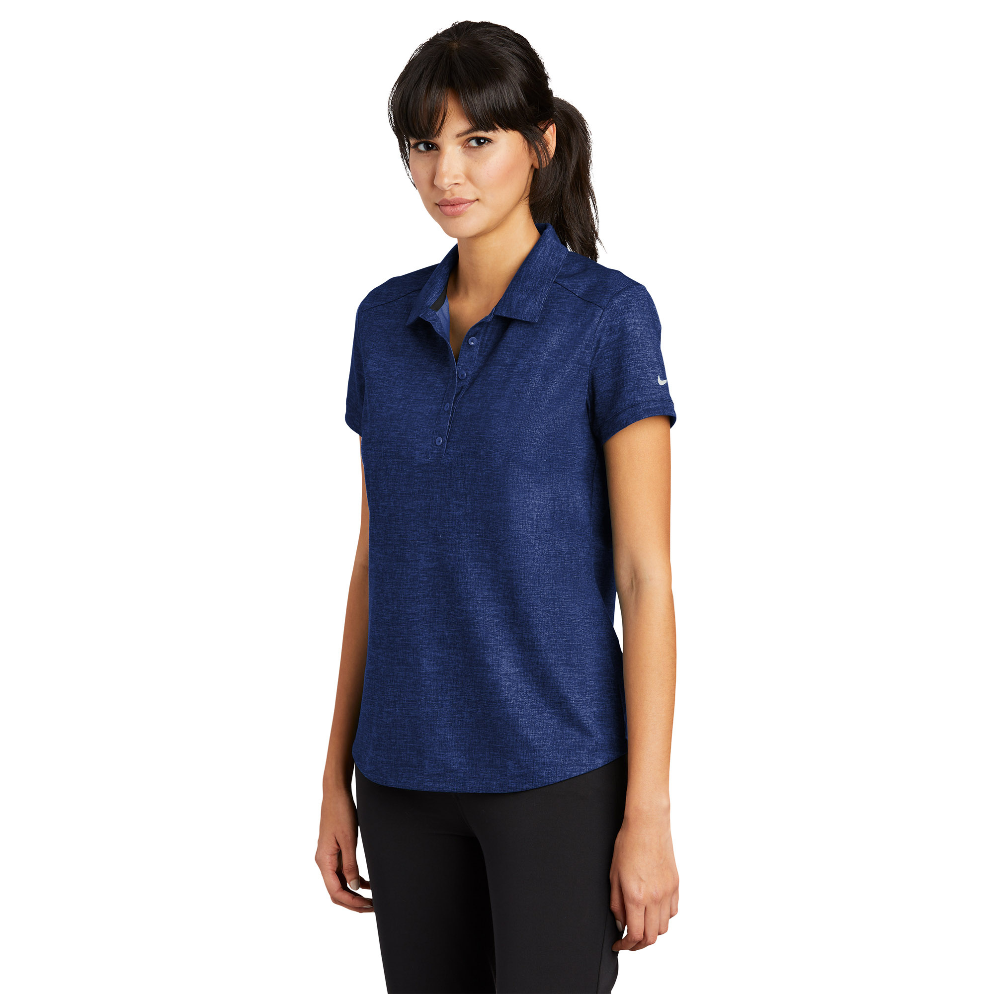 Women's Dri-Fit Nike 838961 Crosshatch Polo Shirt