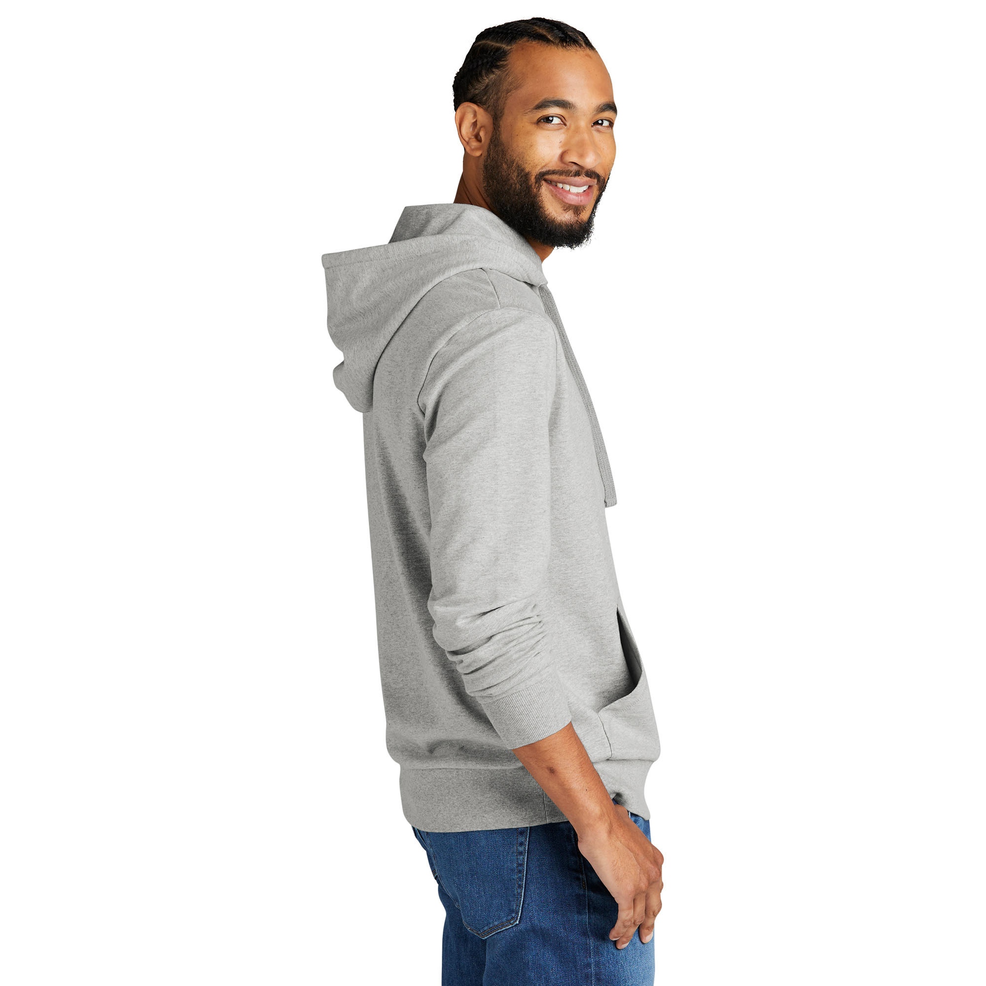 Allmade AL4000 Unisex Organic French Terry Pullover Hoodie - Granite ...