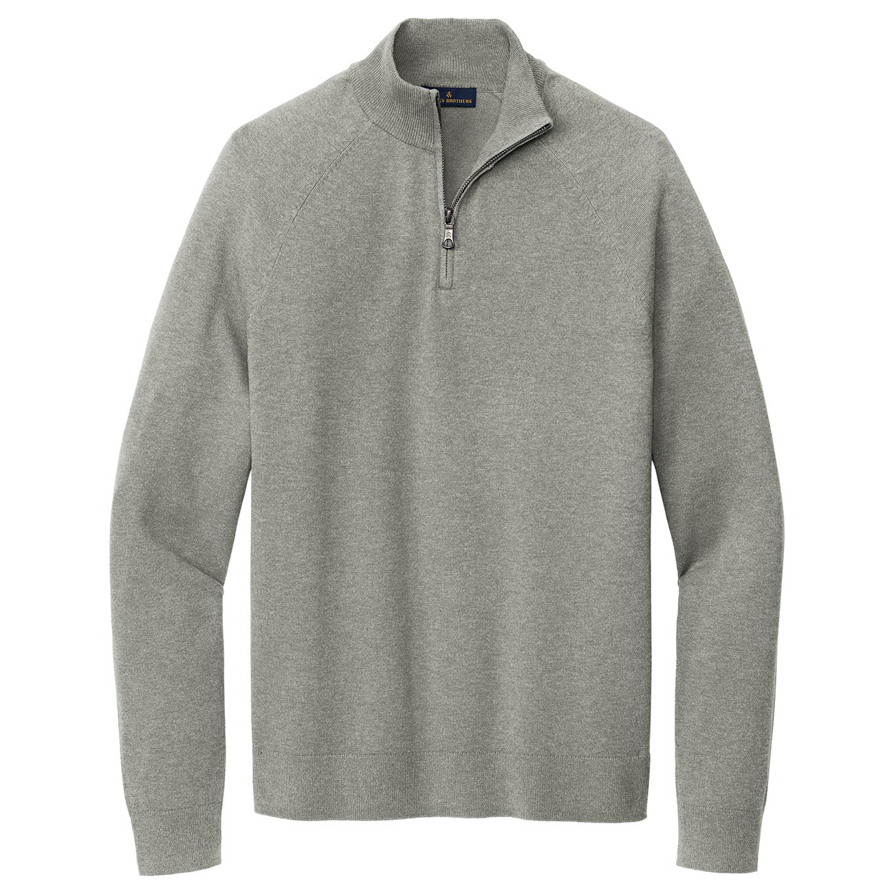 Brooks Brothers BB18402 Cotton Stretch 1/4-Zip Sweater