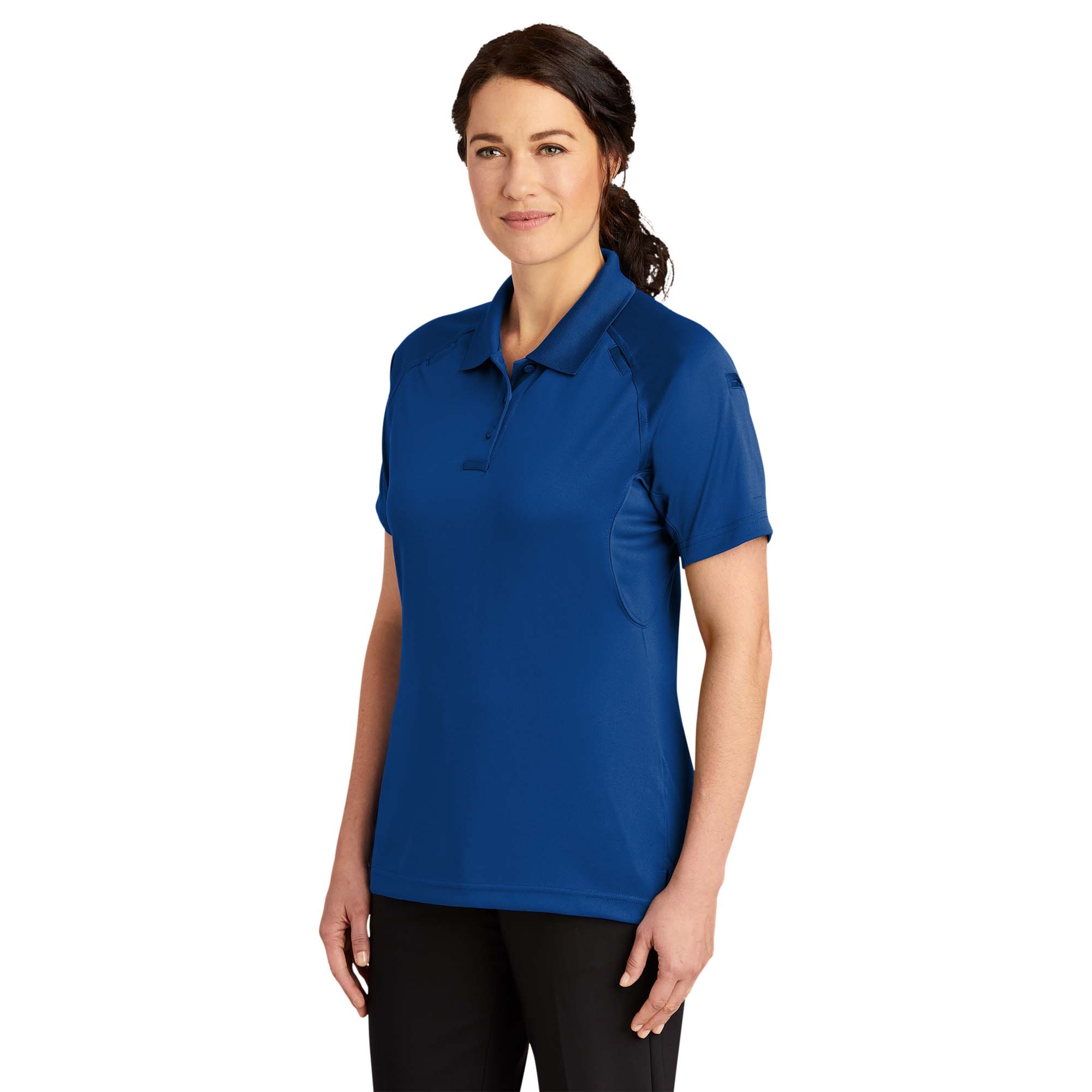 SanMar Wholesale Ladies Snag-Proof Polo Shirt - Royal Blue CS413, Case of 36, Options, Royal Blue, Case of (36) Pieces