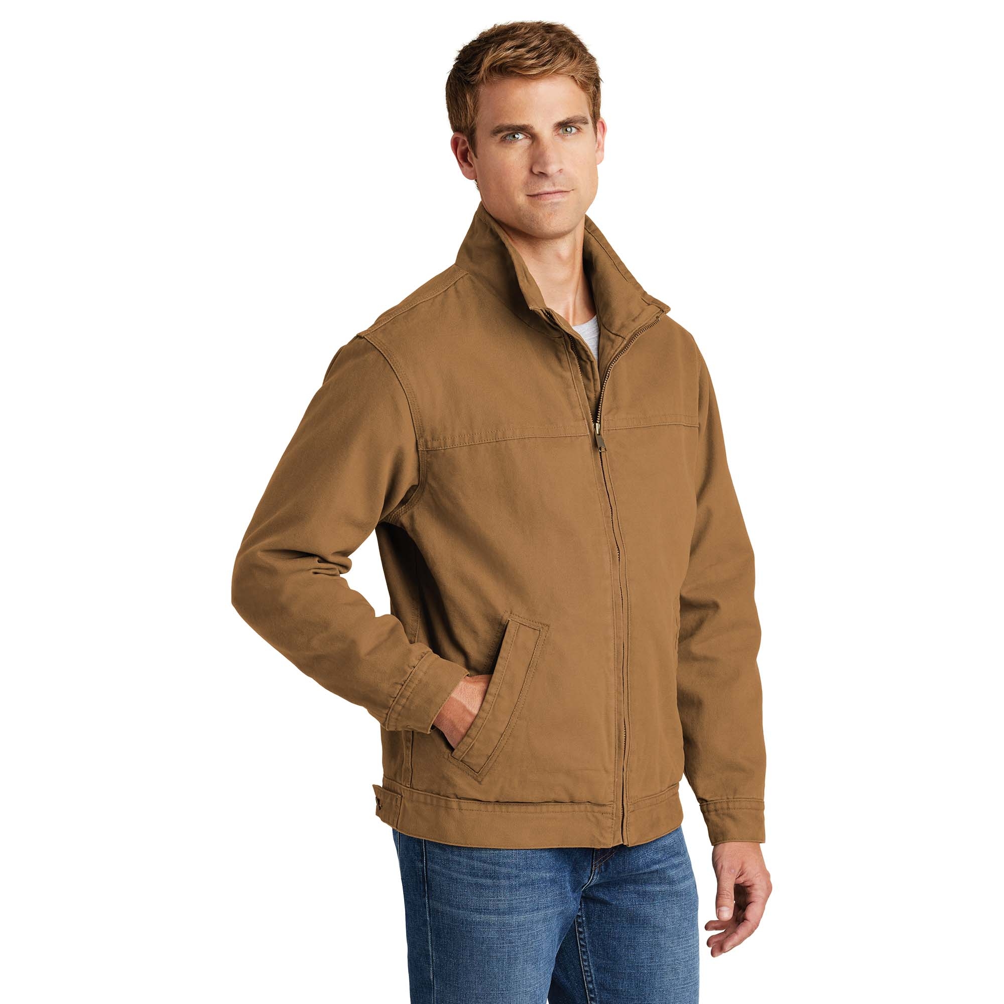 CornerStone CSJ40 Washed Duck Cloth Flannel-Lined Work Jacket CornerStone CSJ40 Washed Duck Cloth Flannel-Lined Work Jacket