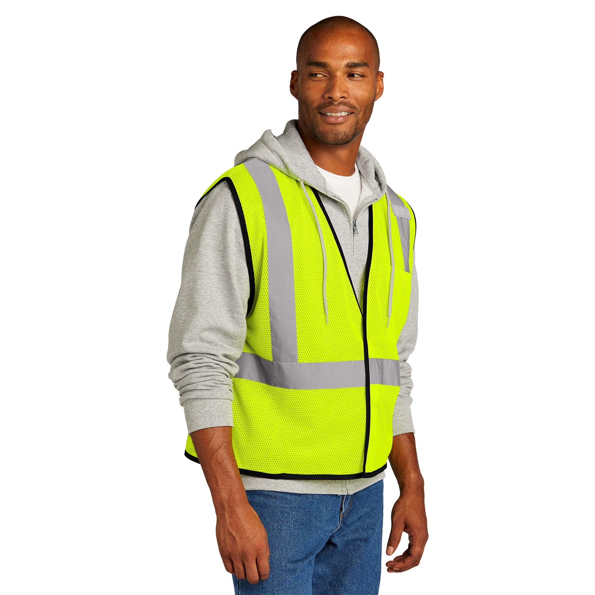 CornerStone CSV100 ANSI 107 Class 2 Economy Mesh One-Pocket Vest