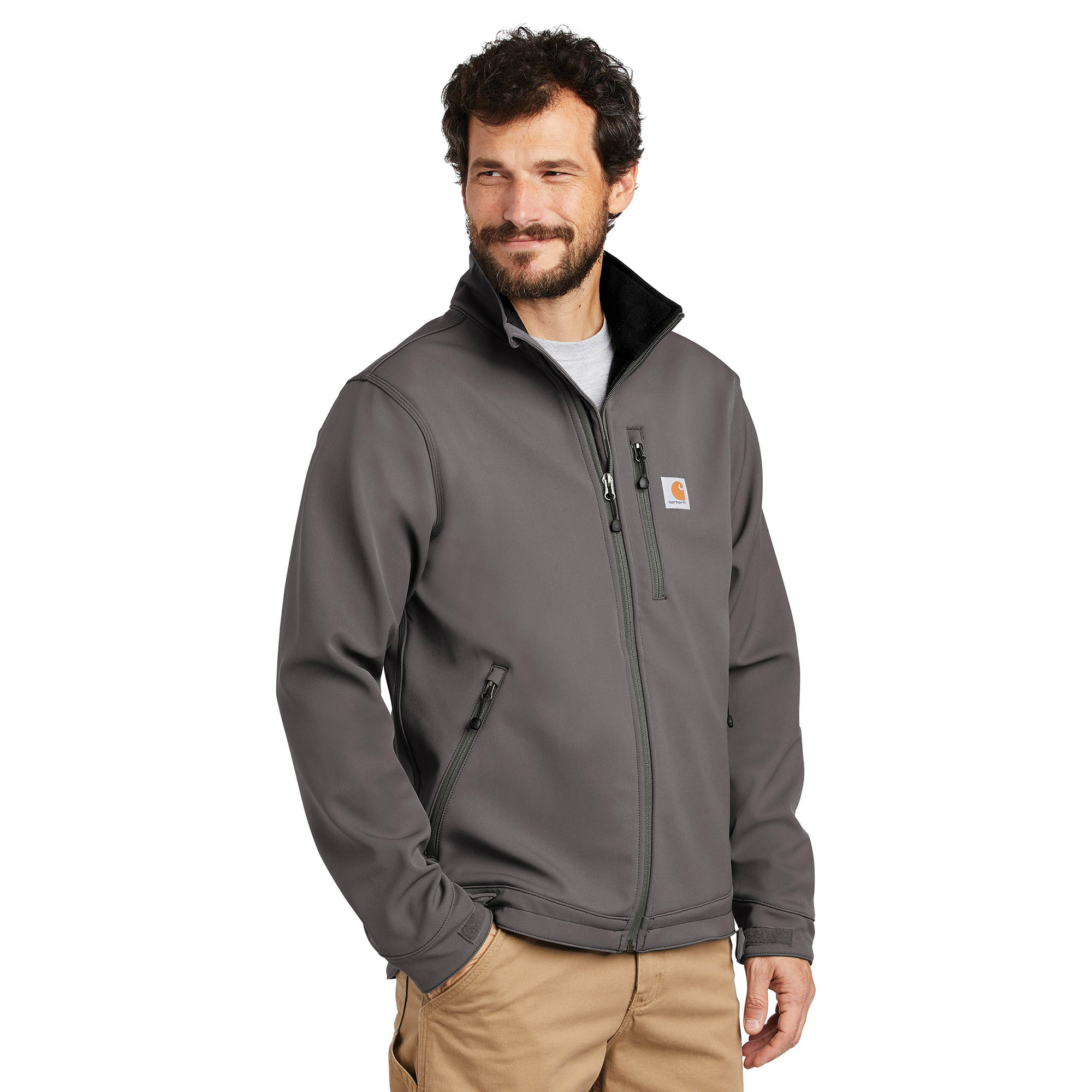 Carhartt 102199 Crowley Soft Shell Jacket - Charcoal | Full Source