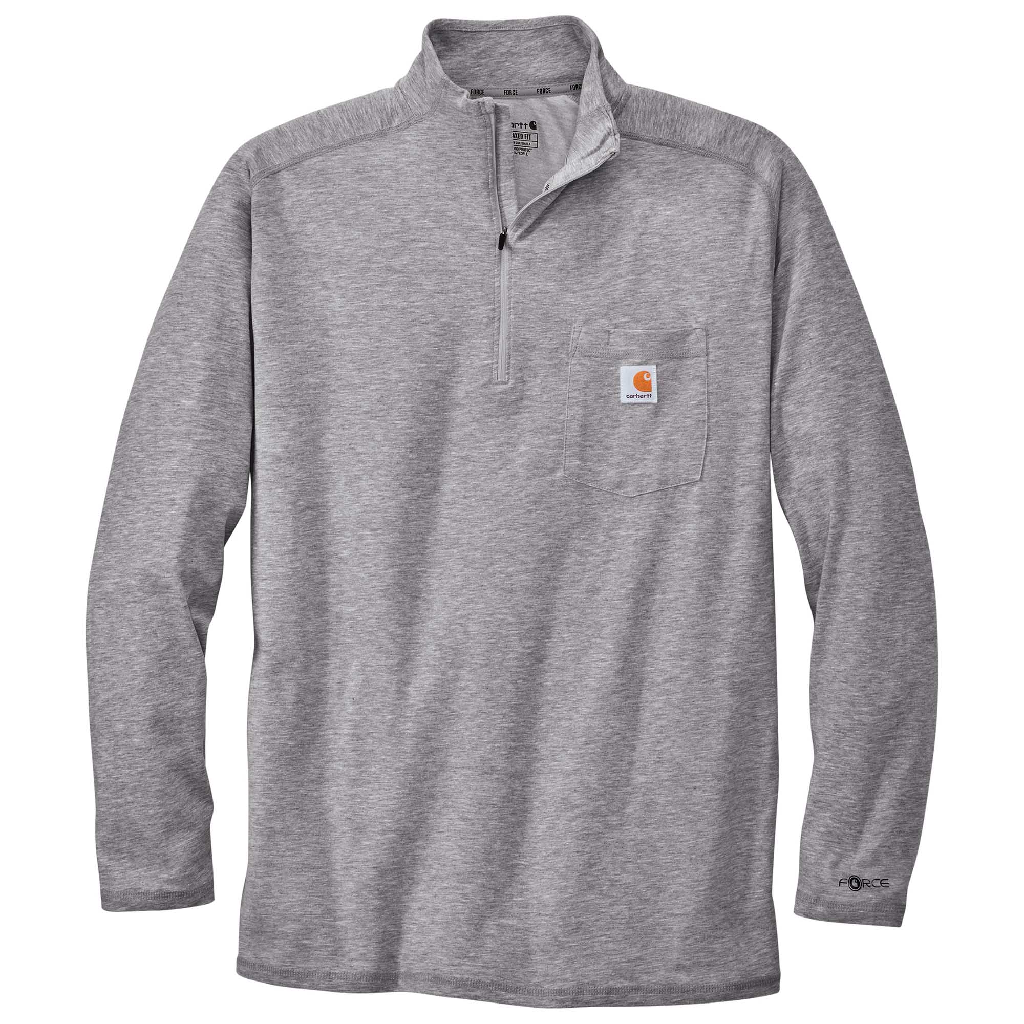 Carhartt CT106660 Force 1/4-Zip Long Sleeve T-Shirt