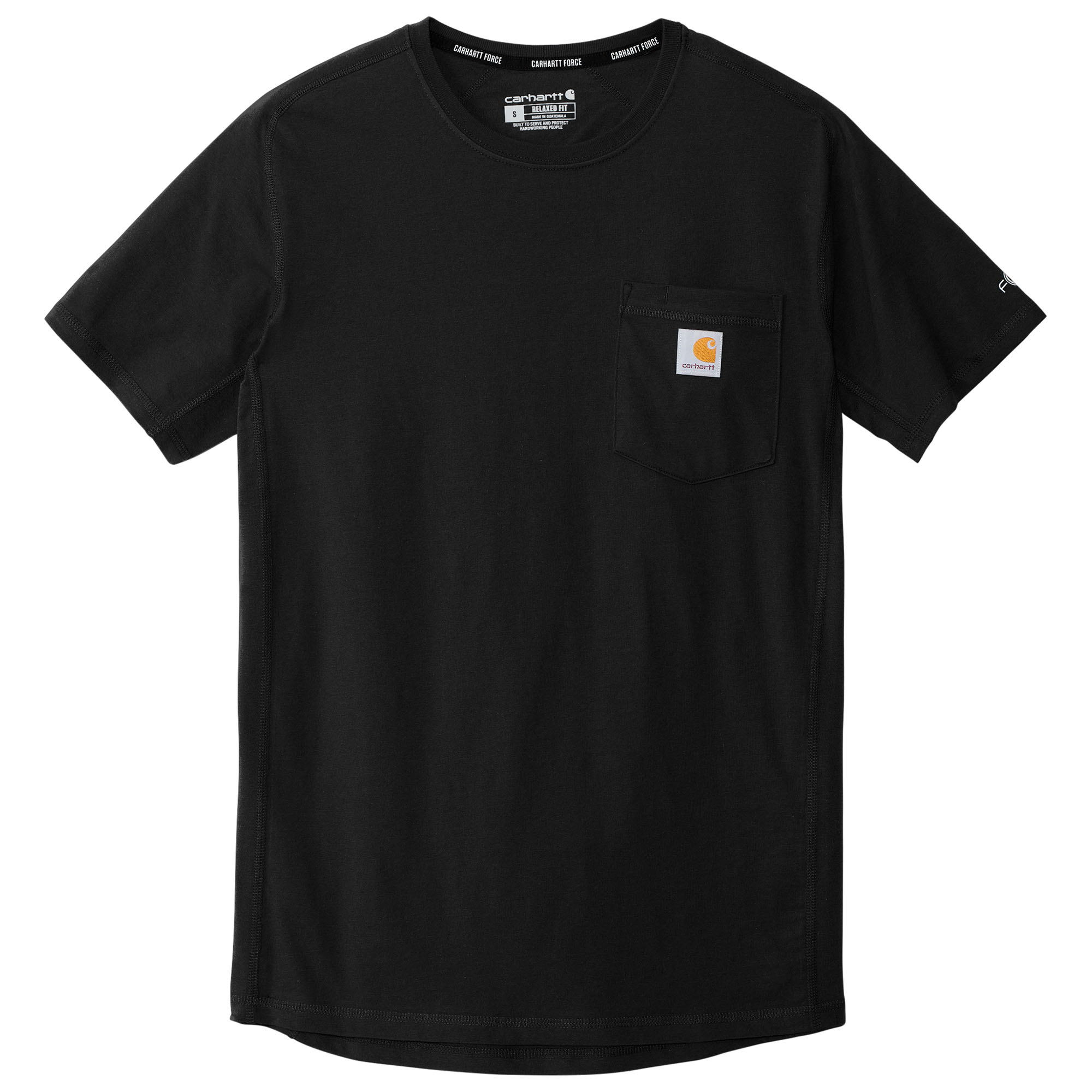 Carhartt CT106652 Force Short Sleeve Pocket T-Shirt - Black