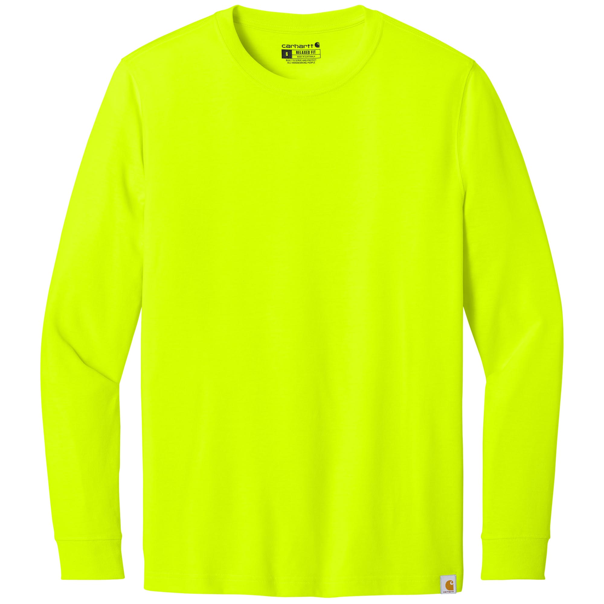 Carhartt CT106921 Long Sleeve Lightweight T-Shirt - Brite Lime