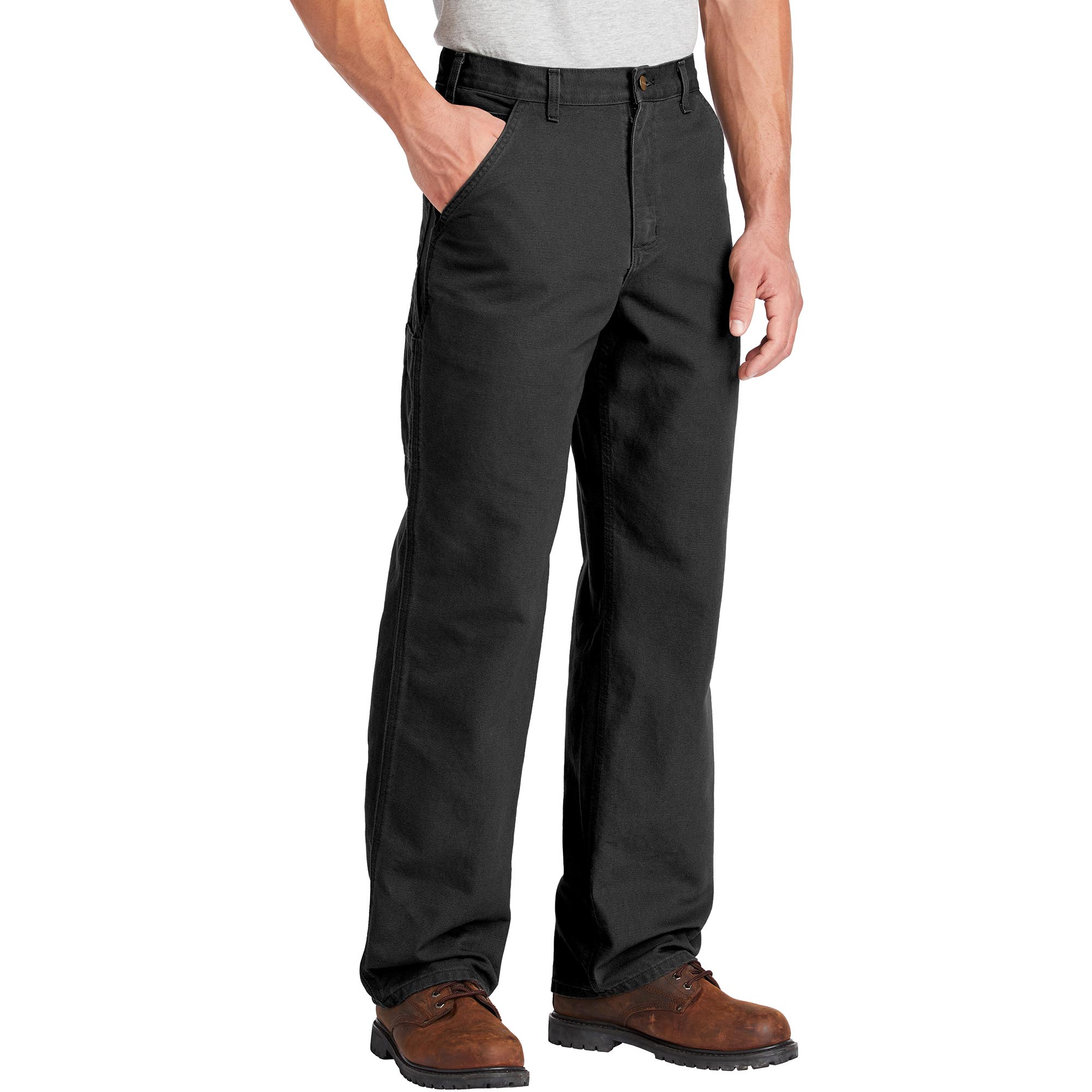 Carhartt B11 Washed Duck Work Pants - Black | Full Source