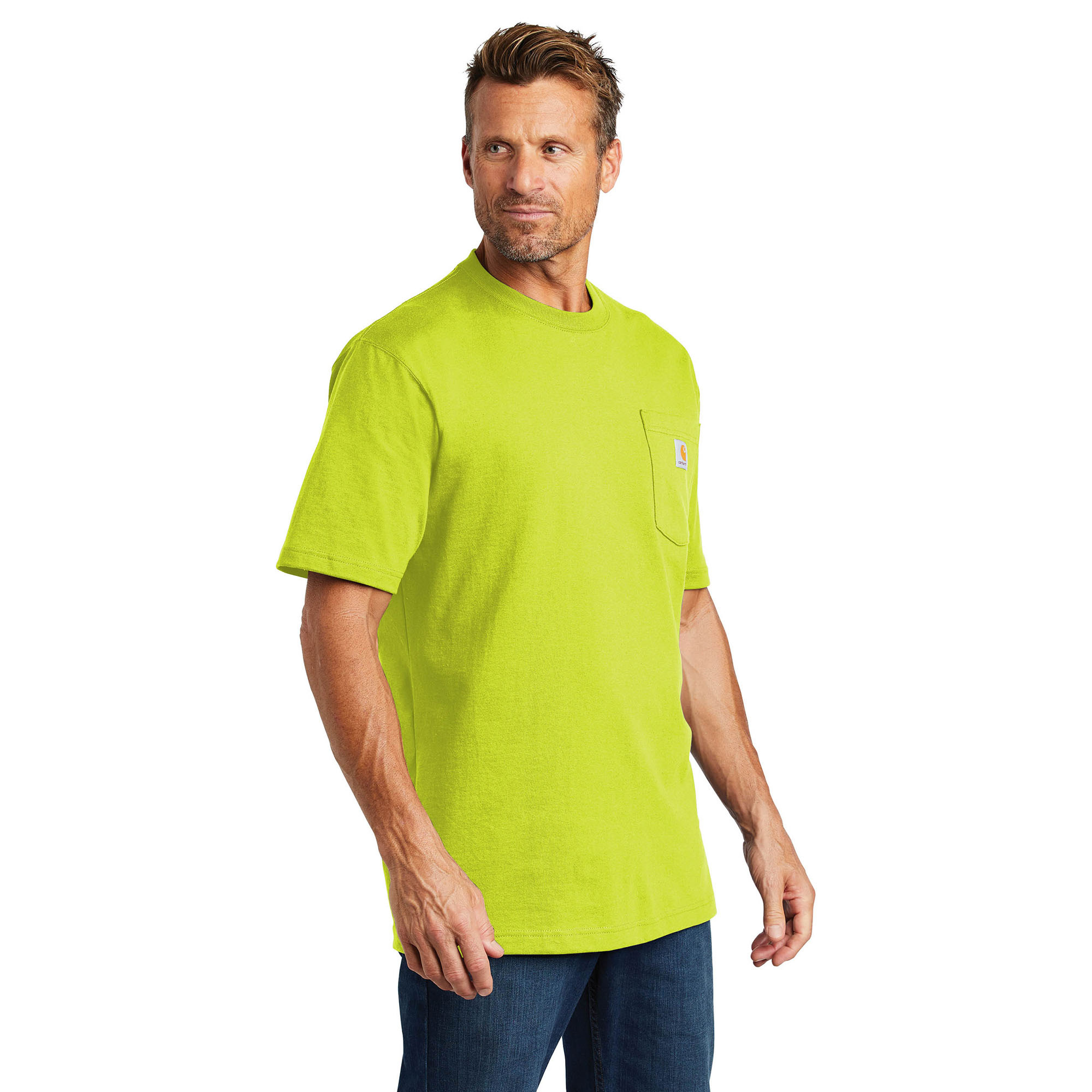 attachment Tシャツ　カーキー Carhartt CT106652 Force Short Sleeve Pocket T-Shirt - Basil