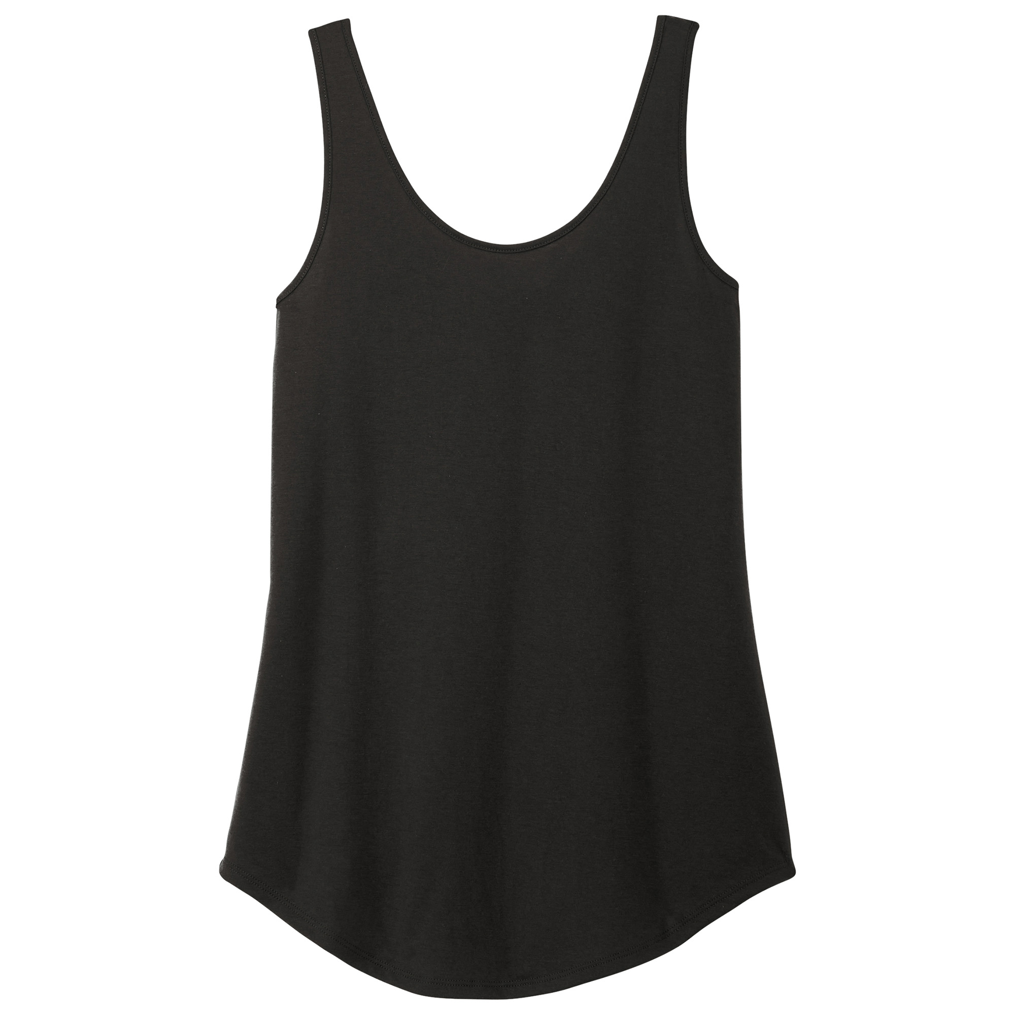 District DT151 Women's Perfect Tri Relaxed Tank - Black | Full Source