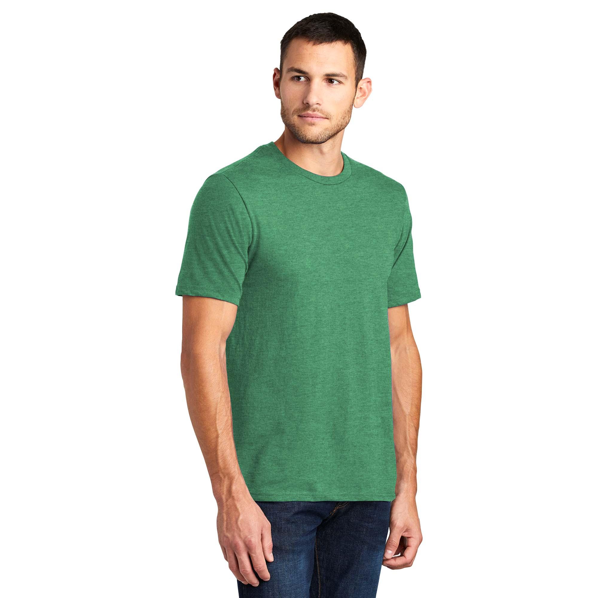 District DT6000 Very Important Tee - Heathered Kelly Green | Full